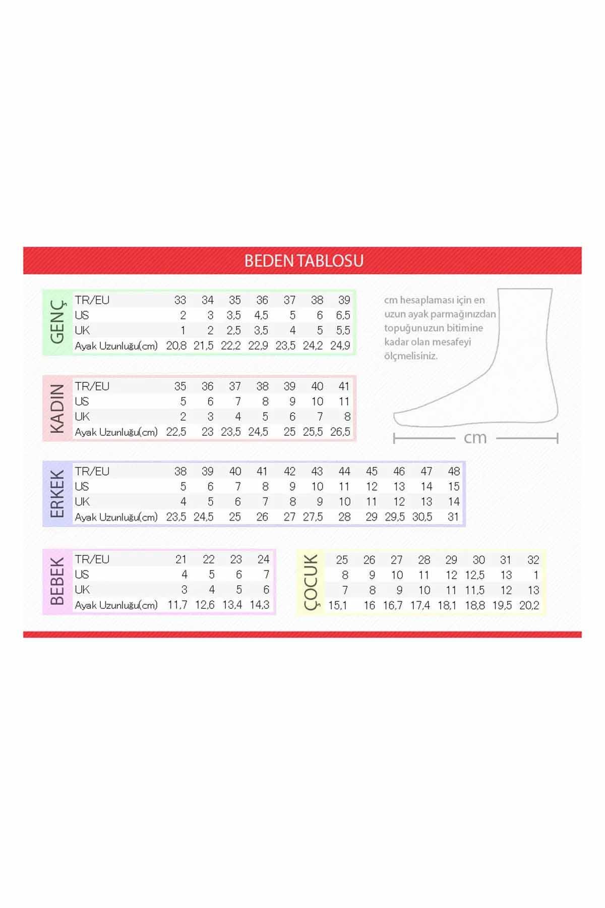 کفش کتانی زنانه راسته | لامبرجک Lumberjack 101499436Beyaz-Gri - تصویر 4