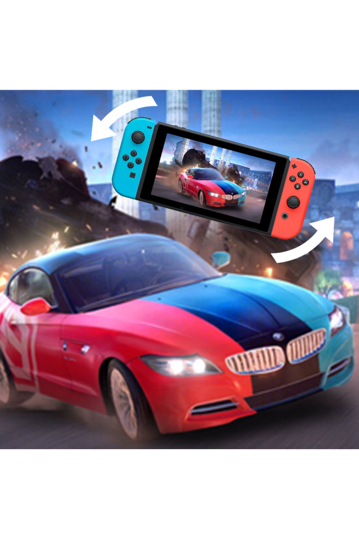 ONETOMAX-1 Pair Games Joystick Cover for Nitendo Switch Case Joy Con Controller Housing Shell for Nintendo... 4