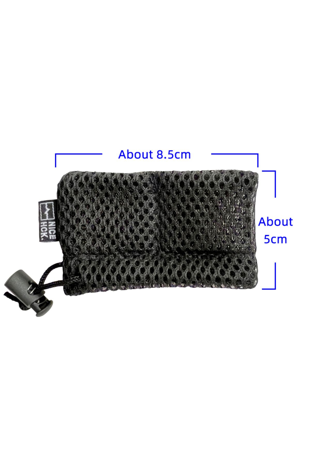 kankeirr-5pcs Nicehck Black Hifi Earphone Mesh Carrying Bag Earbud Protection Pouch Rub Resistance Usb Cable 2