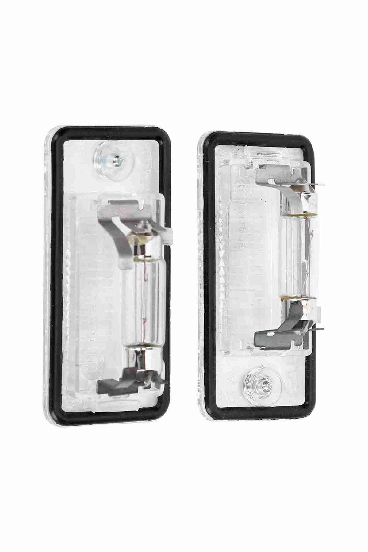 Choice-Pair of License Plate Light 8E0807430A 8E0807430B Fit for A3 A4 A5 A6 C6 A8 D3 Q7 RS4 6