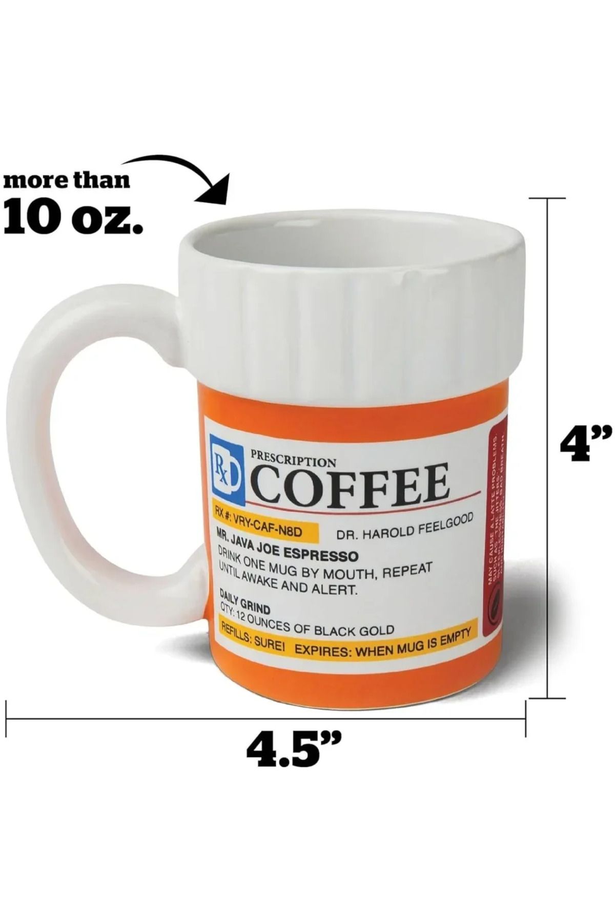 Choice-The Prescription Coffee Mug –milk Cup Hilarious 12 Oz Ceramic Coffee Cup in The Shape of A Pill B... 1