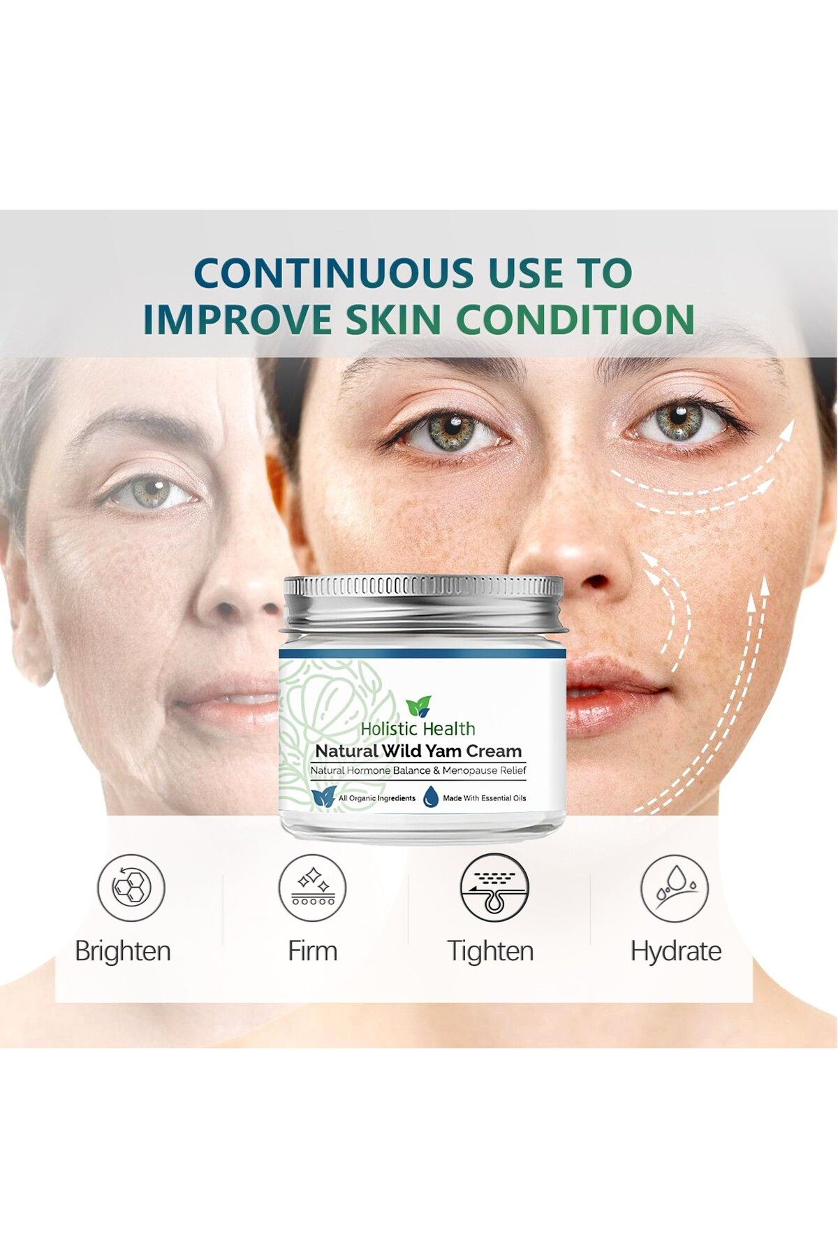 Choice-50g Yilest Hormone Yam Cream Wild Yam Balancing Natural Organic Yam Facial Firming And Aging Mois... 5