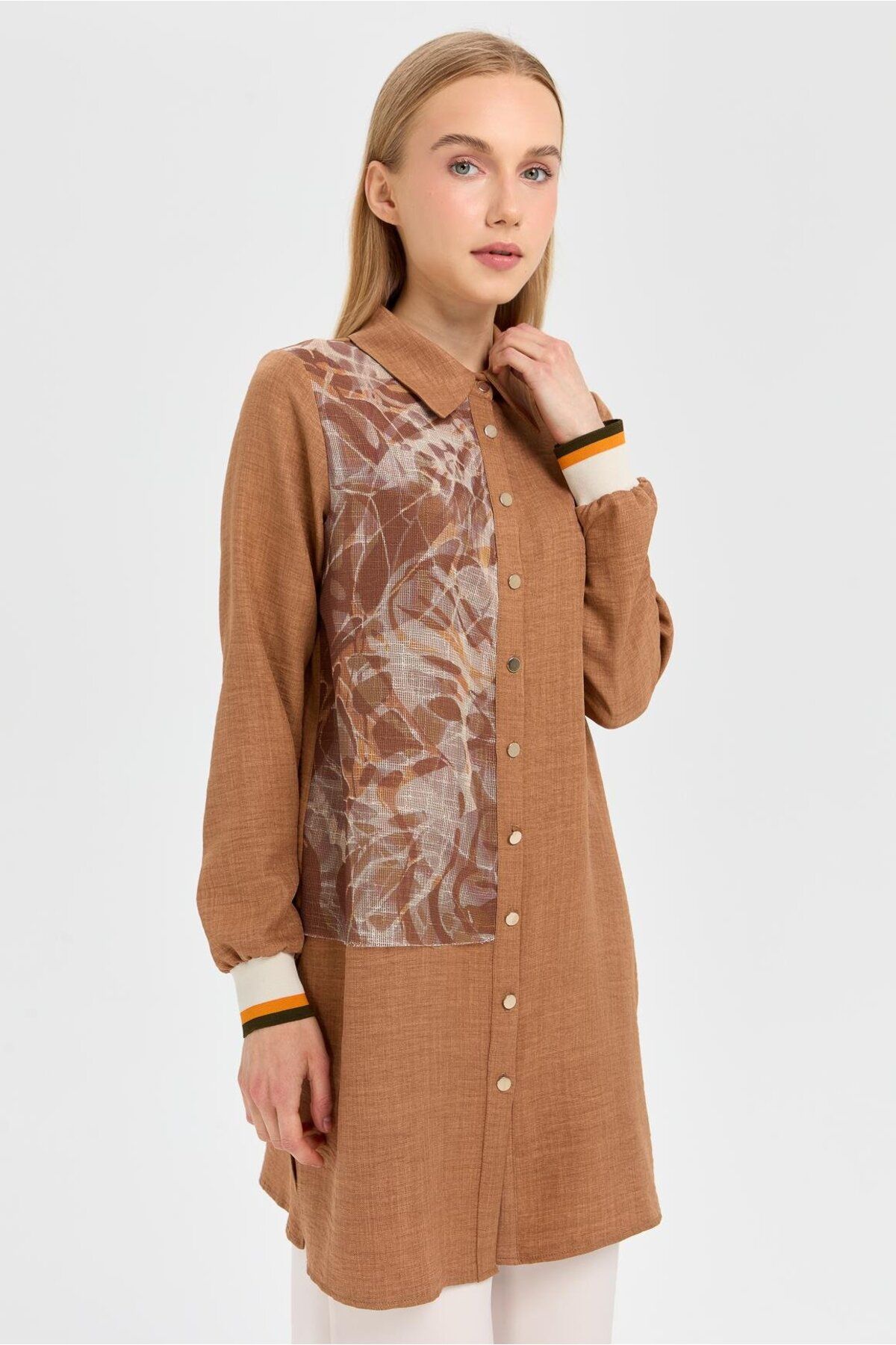 Esswaap-Camel Tunic - Mesh Detailed 4