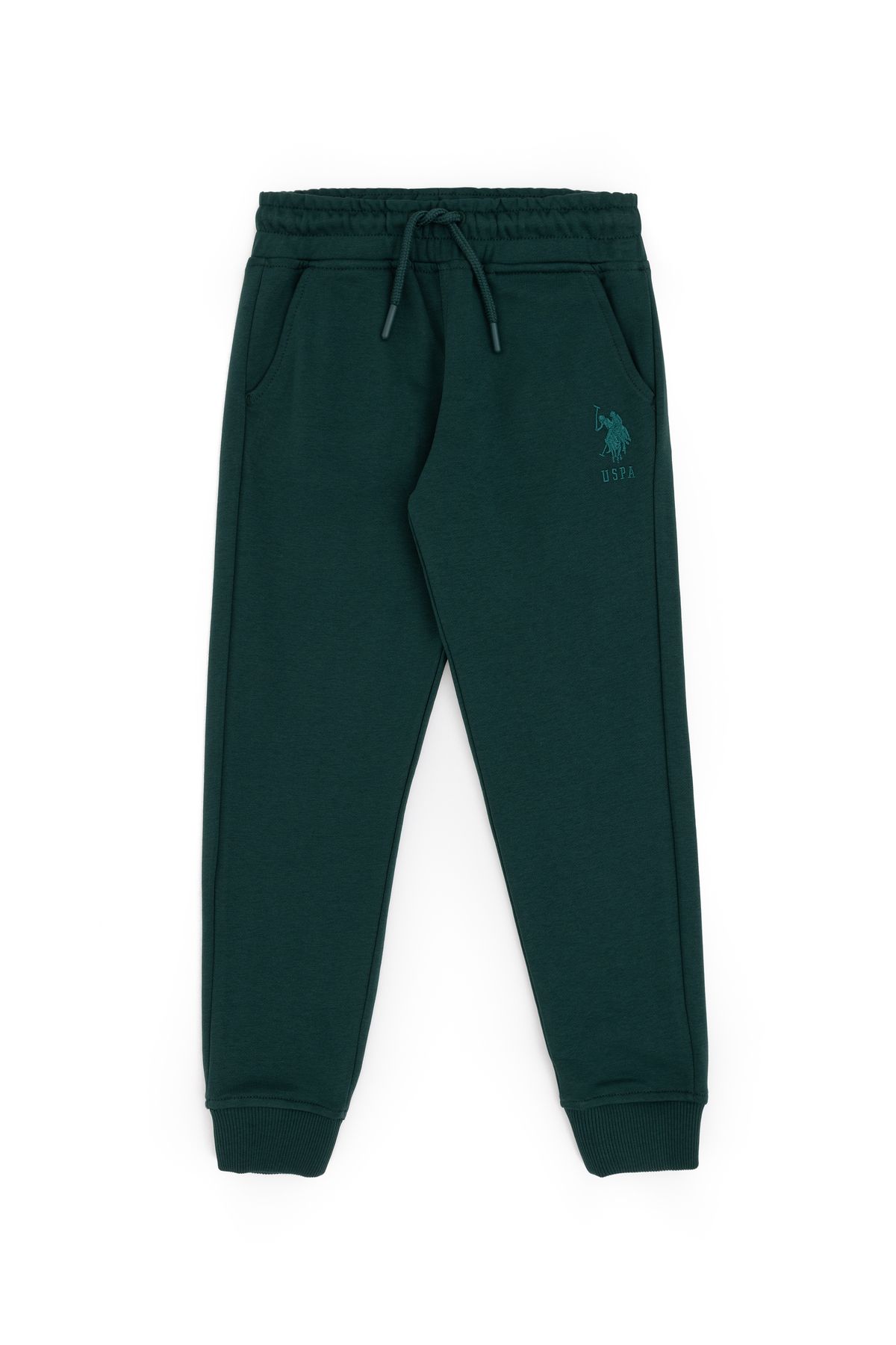 U.S. Polo Assn.-Boy's Dark Green Sweatpants 50289136 -Vr079 2