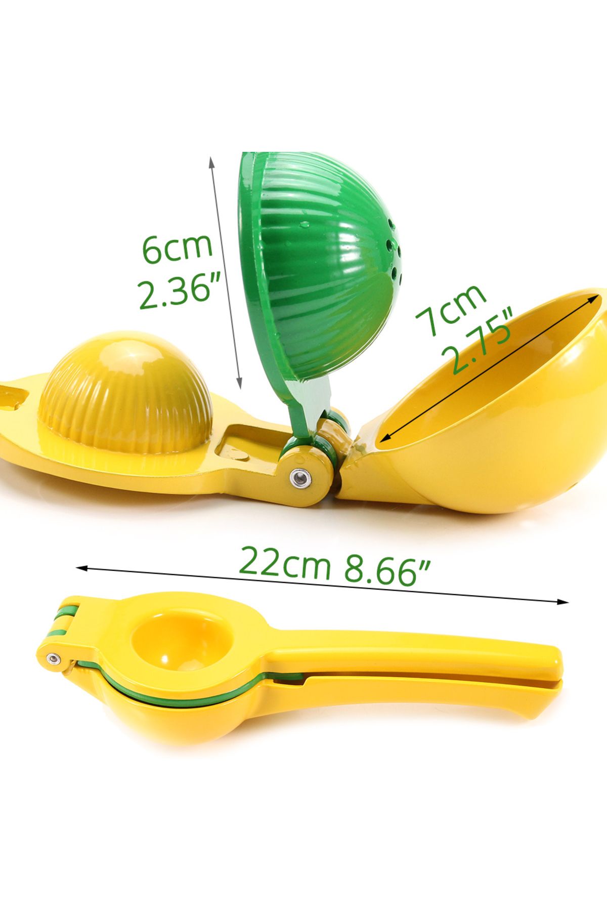 Choice-2-In-1 Lemon Lime Squeezer - Hand Juicer Lemon Squeezer - Max Extraction Manual Citrus Juicer 5