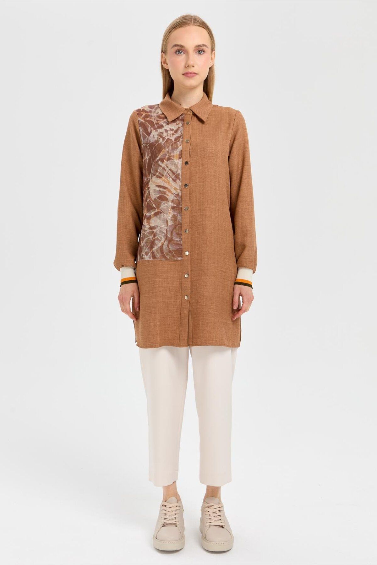Esswaap-Camel Tunic - Mesh Detailed 5