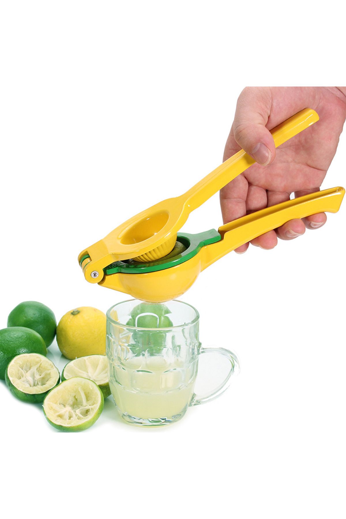 Choice-2-In-1 Lemon Lime Squeezer - Hand Juicer Lemon Squeezer - Max Extraction Manual Citrus Juicer 2