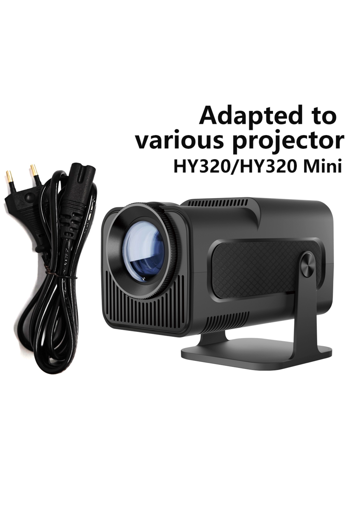 Choice-HY300/PRO/HY320/Mini projector power cord EU US power adapter cable plug suitable for various pro... 1