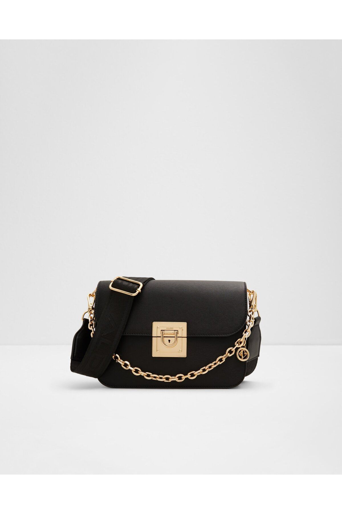 Aldo-Women's Black Cross Body Bag With Single Compartment 1
