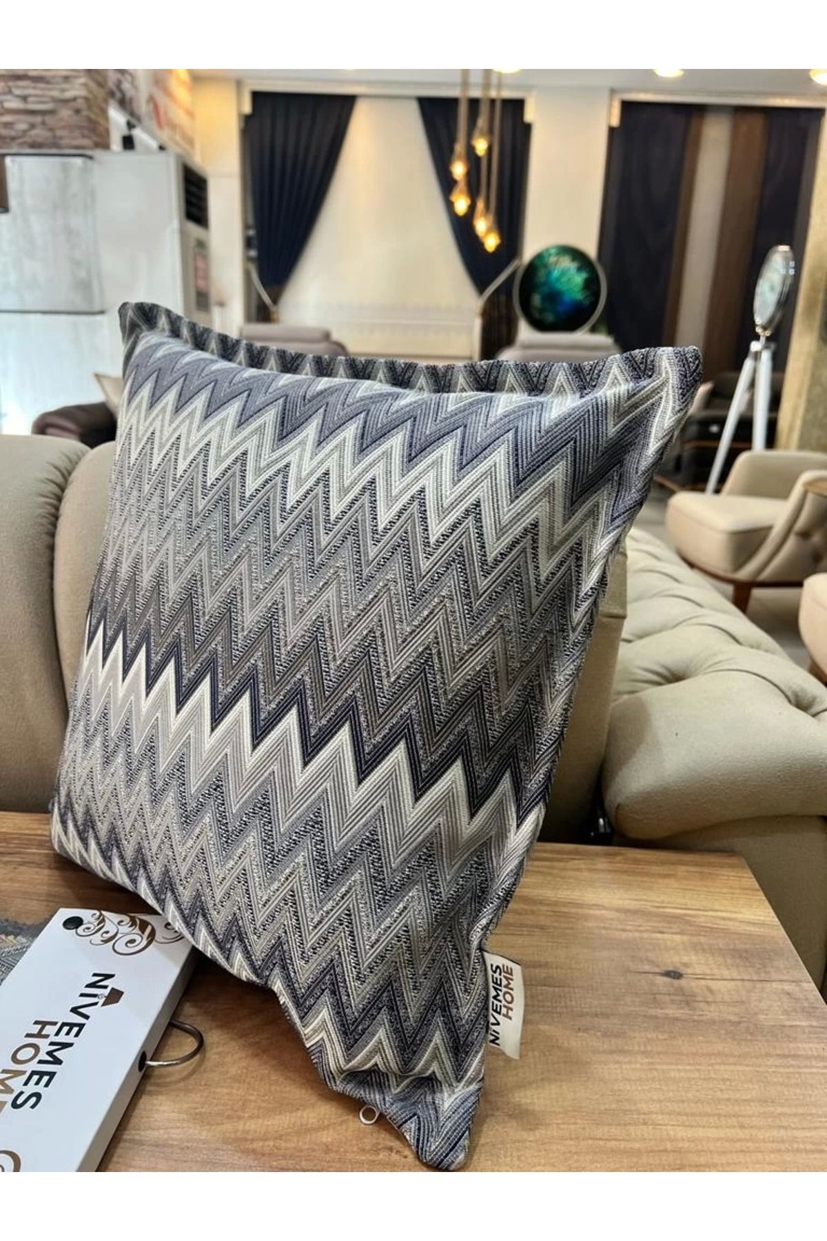 NİVEMESHOME-Nivemeshome Boran 02 (45X45) Throw Pillow Case 6