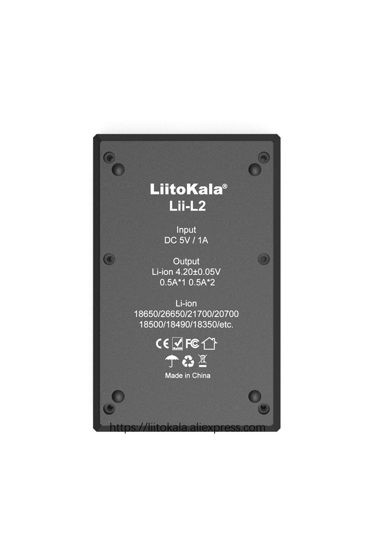 liitokala-Lii-L2 18650 3.7V 18650 26650 21700 20700 20650 18500 18490 18350 بطارية قابلة لإعادة الشحن ... 3