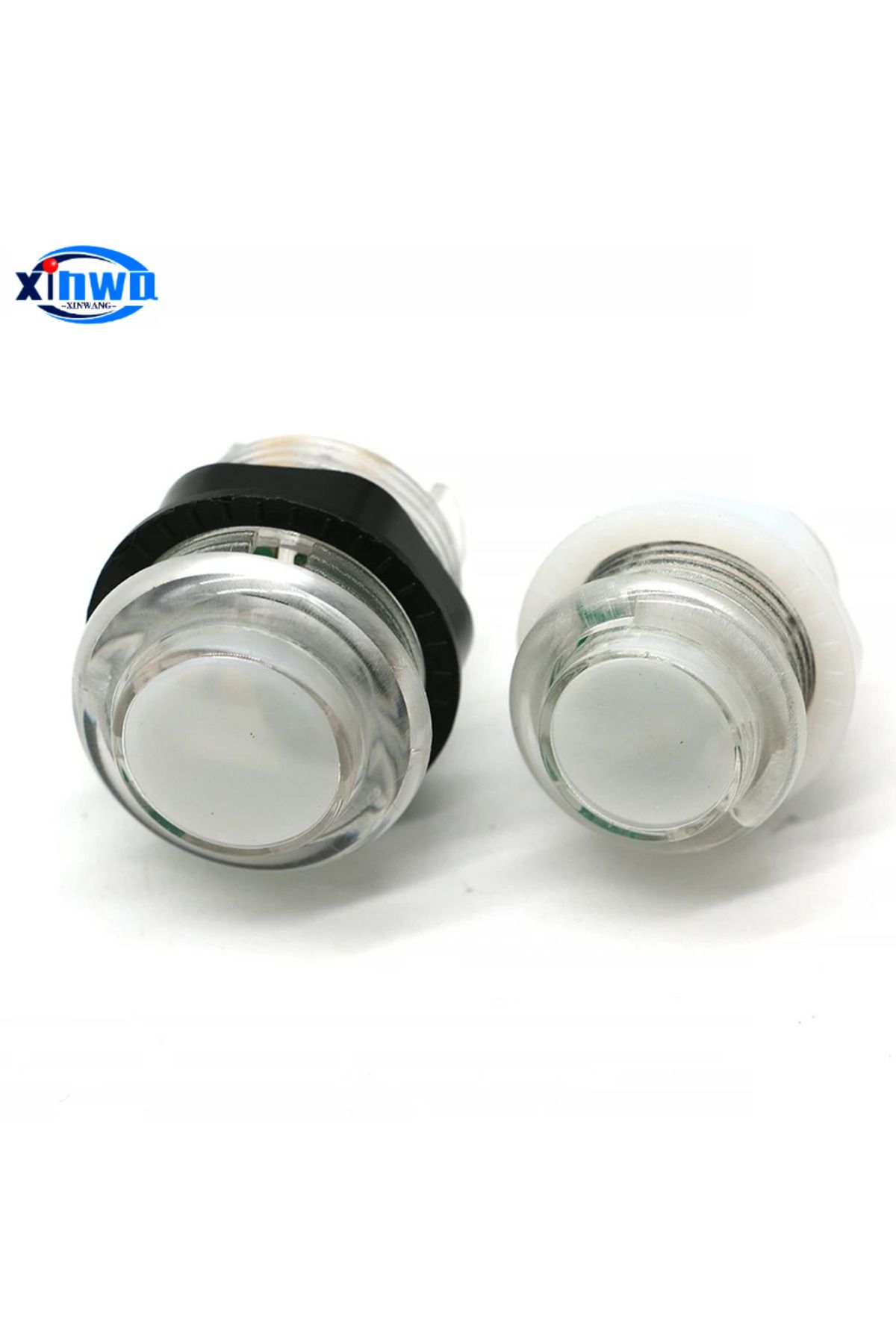 Choice-BAOLIAN Push Button 5v Led Illuminated Light Clear For DIY Arcade Joystick Hitbox Controller Coin... 5