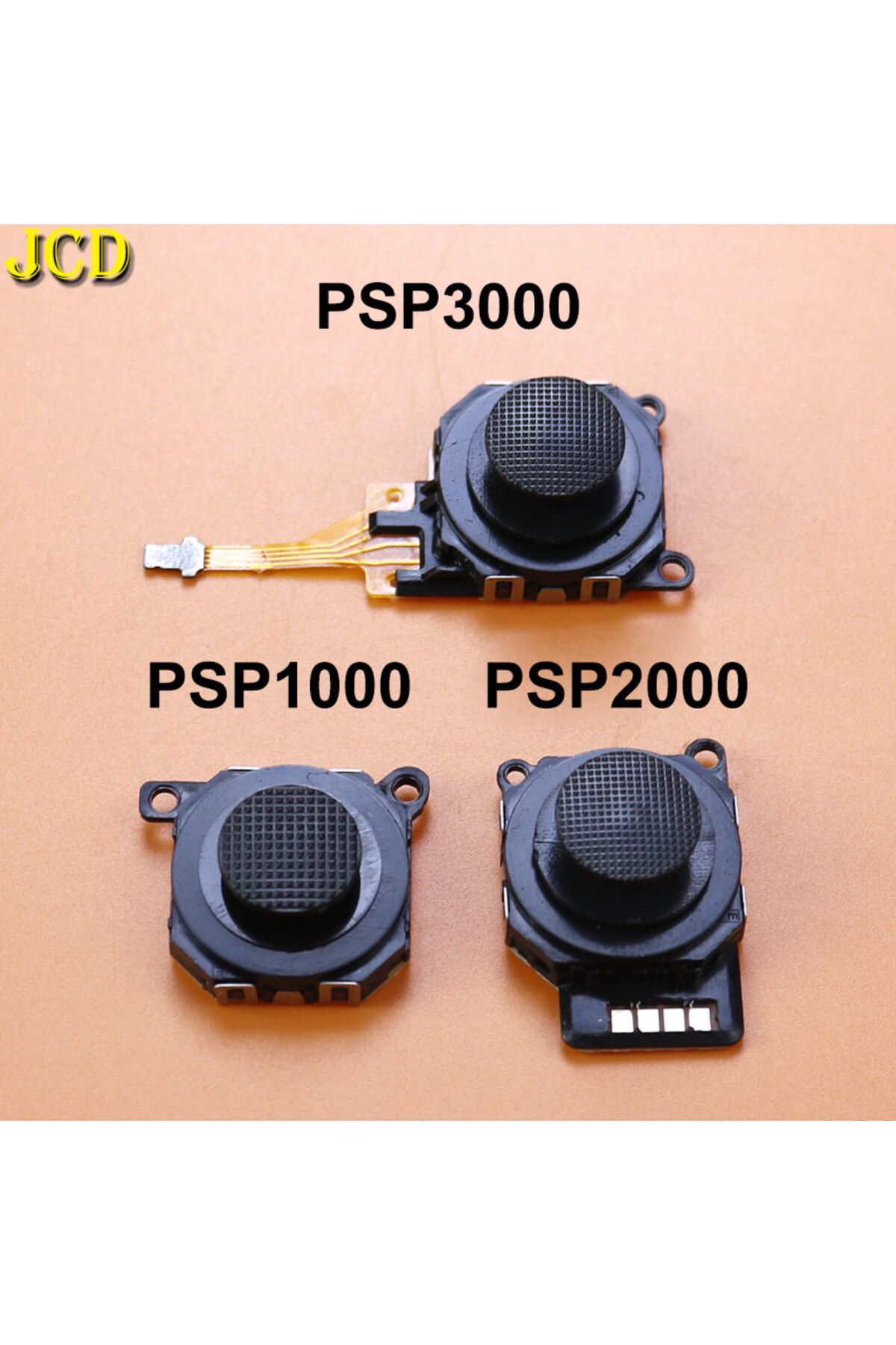 JCD-1pcs 3D Analog Joystick Thumb Stick Replacement For Sony PSP 1000 2000 3000 Console Controller 2