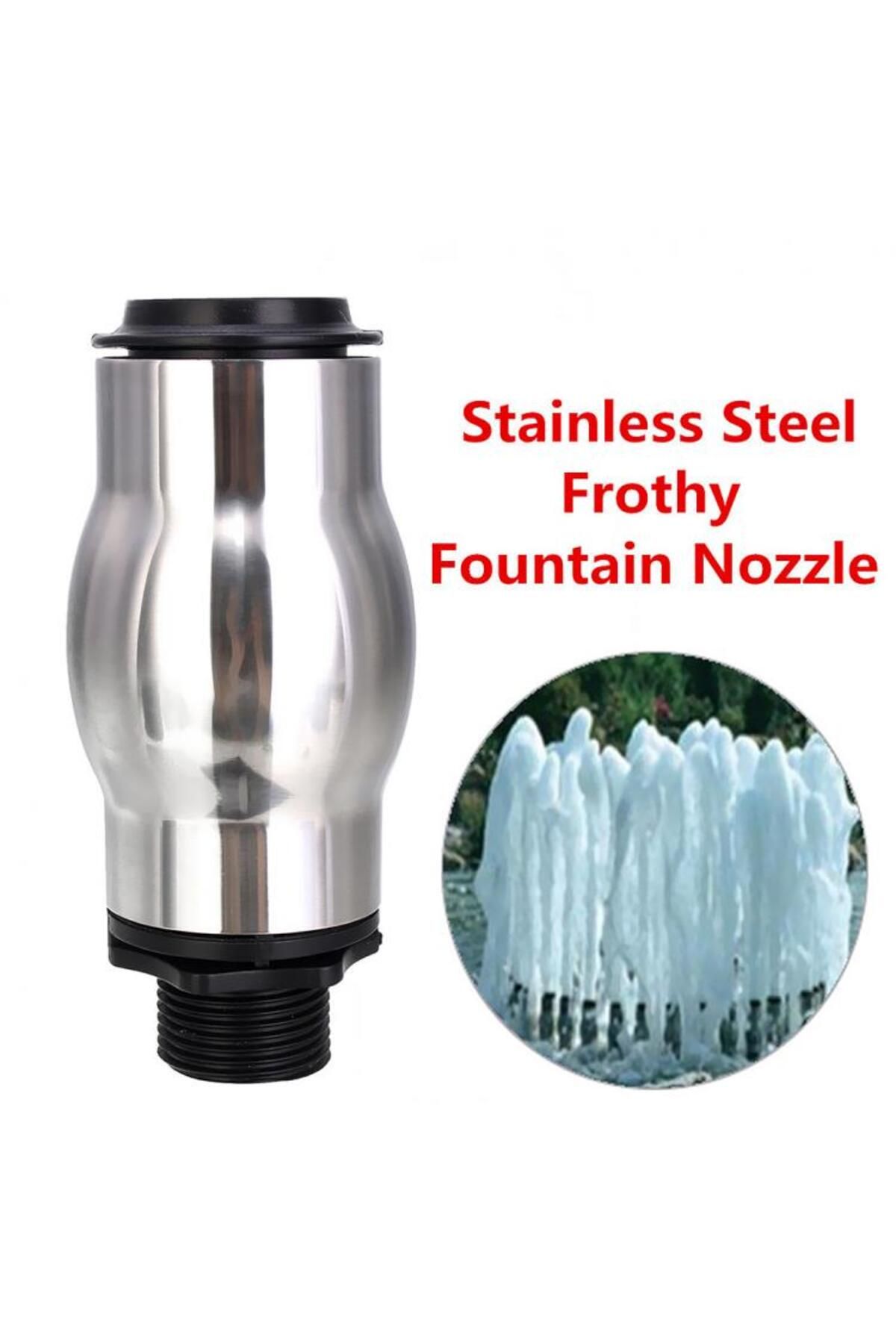 Kesoto-1inch DN25 Stainless Steel Frothy Fountain Nozzle Bubbling Waterscape Pond Sprayhead Outdoor Acce... 7