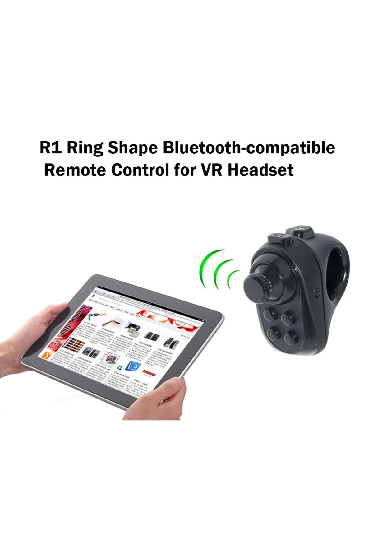 ALLOYSEED-R1 Ring Shape Bluetooth-compatible Remote Control for iPhone Android Smartphone VR Gamepad 7