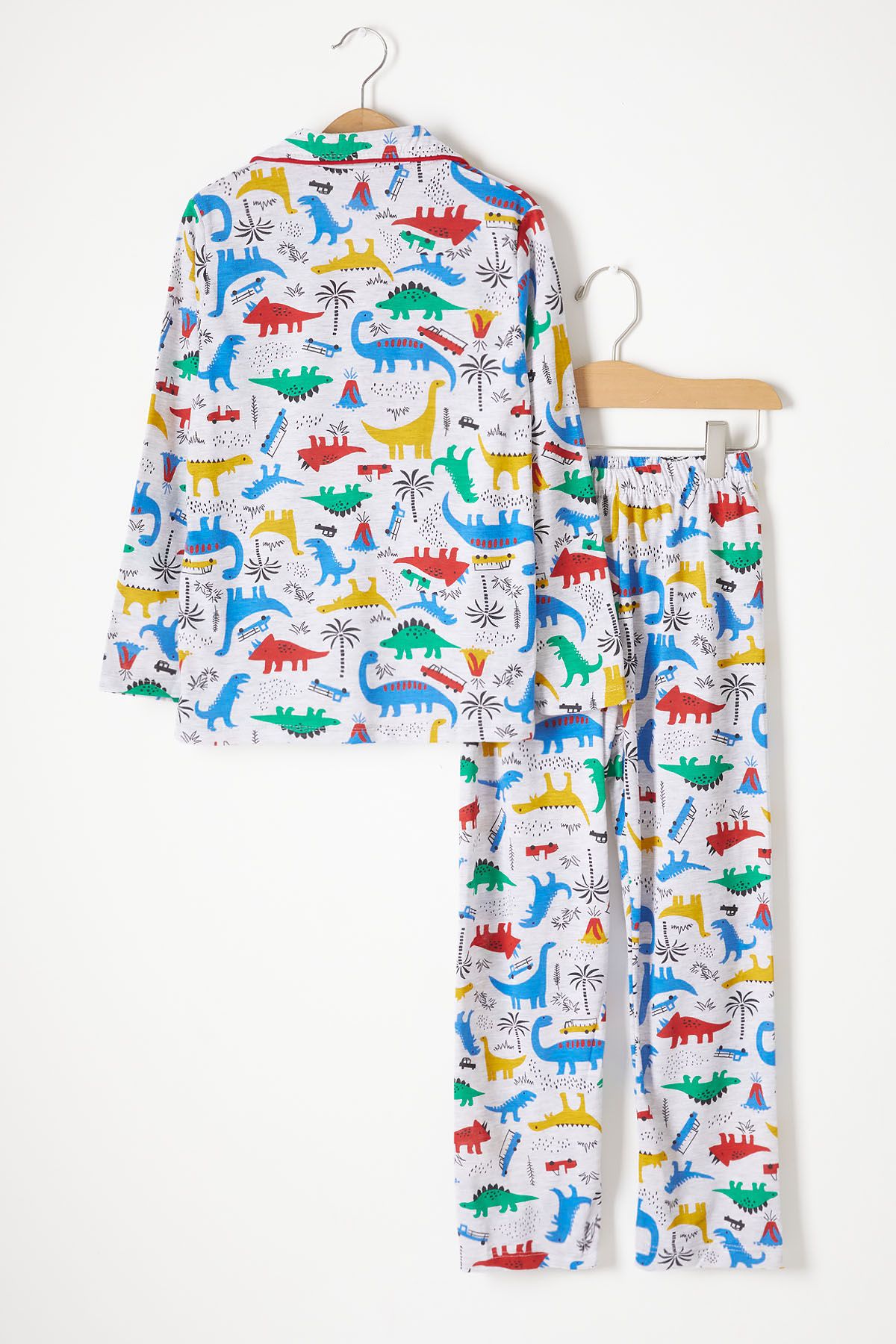 Cansın Mini-Dinosaur Patterned Boy Pajama Set 16327 5