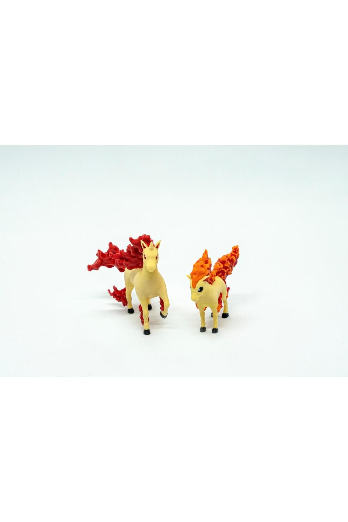 BloomLab-Ponyta - Rapidash Pokemon 3D Model Evolution 2 Piece Whole Set 1