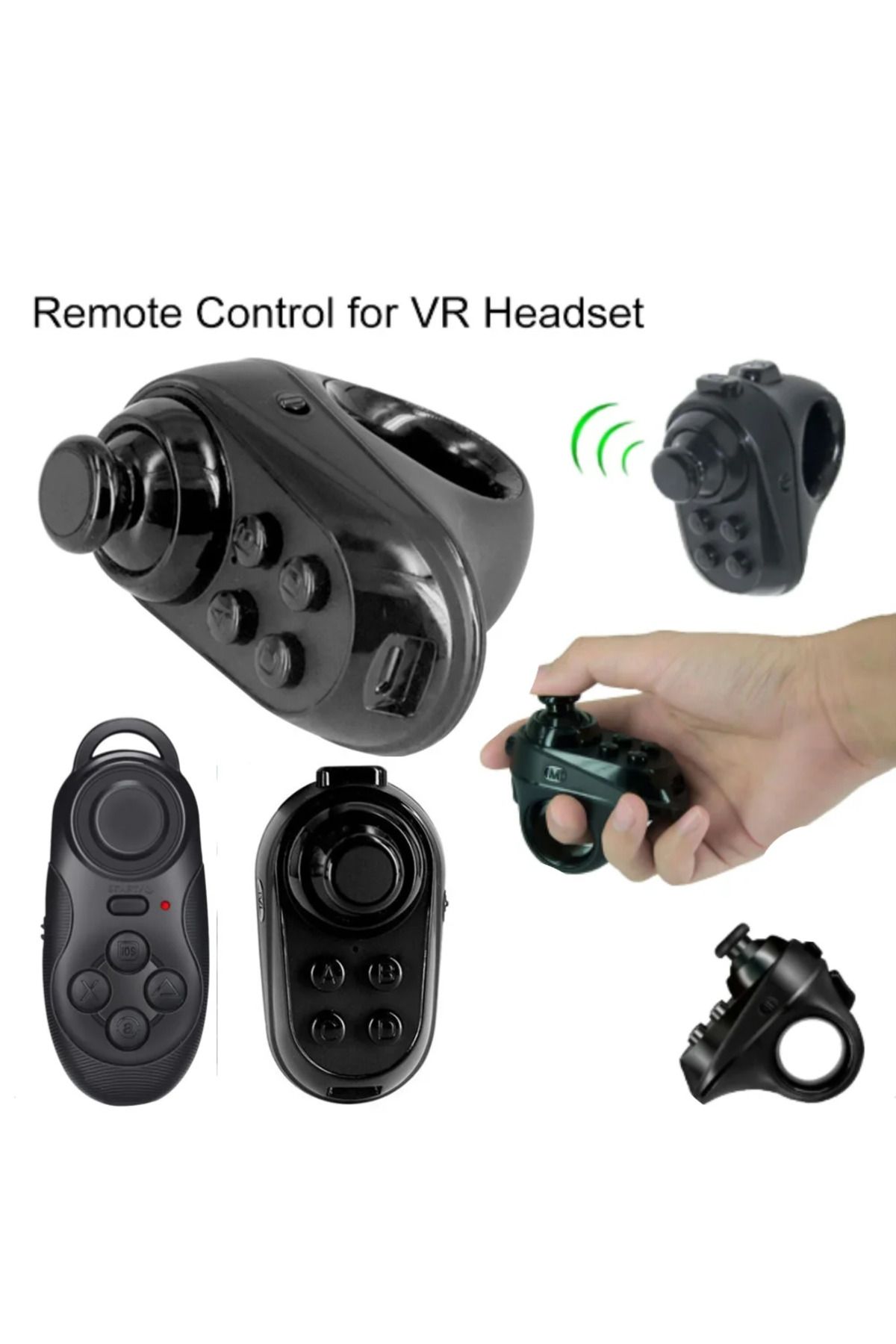 ALLOYSEED-R1 Ring Shape Bluetooth-compatible Remote Control for iPhone Android Smartphone VR Gamepad 2