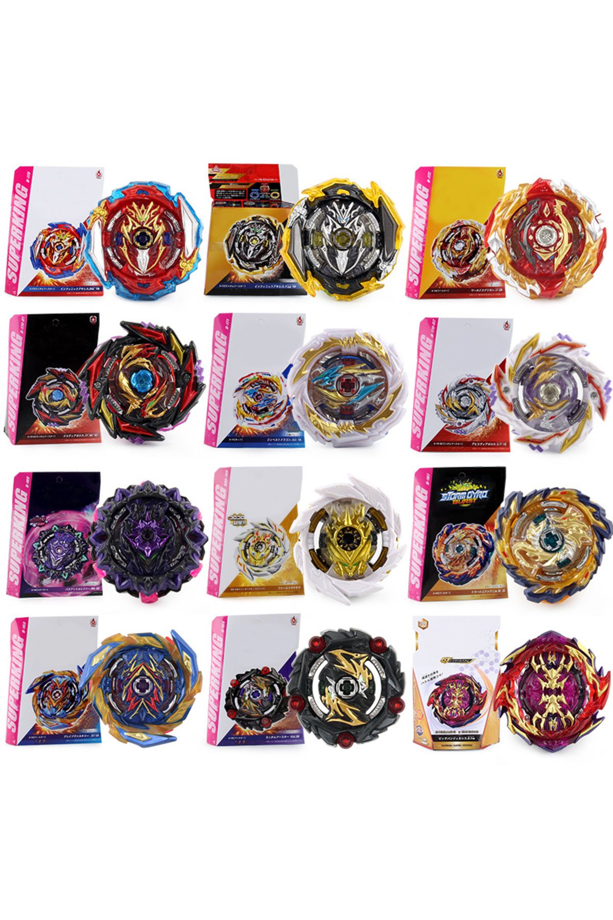 Choice-Beyblade Burst Gyro Toy 50 Super King DB B- 192 B- 199 B- 197 Alloy Gyro with Transmitter 3