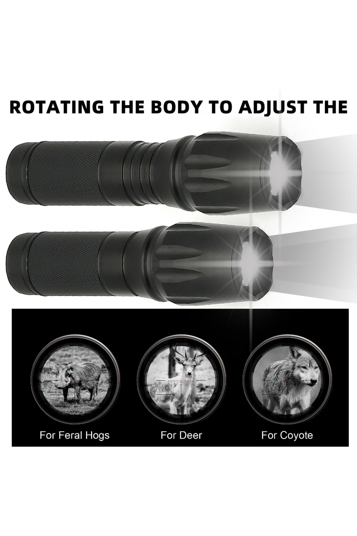 Activefire-IR LED Illuminator LED Zoomable 940nm 850nm Infrared Flashlight Night Vision Device for Hunting, ... 6