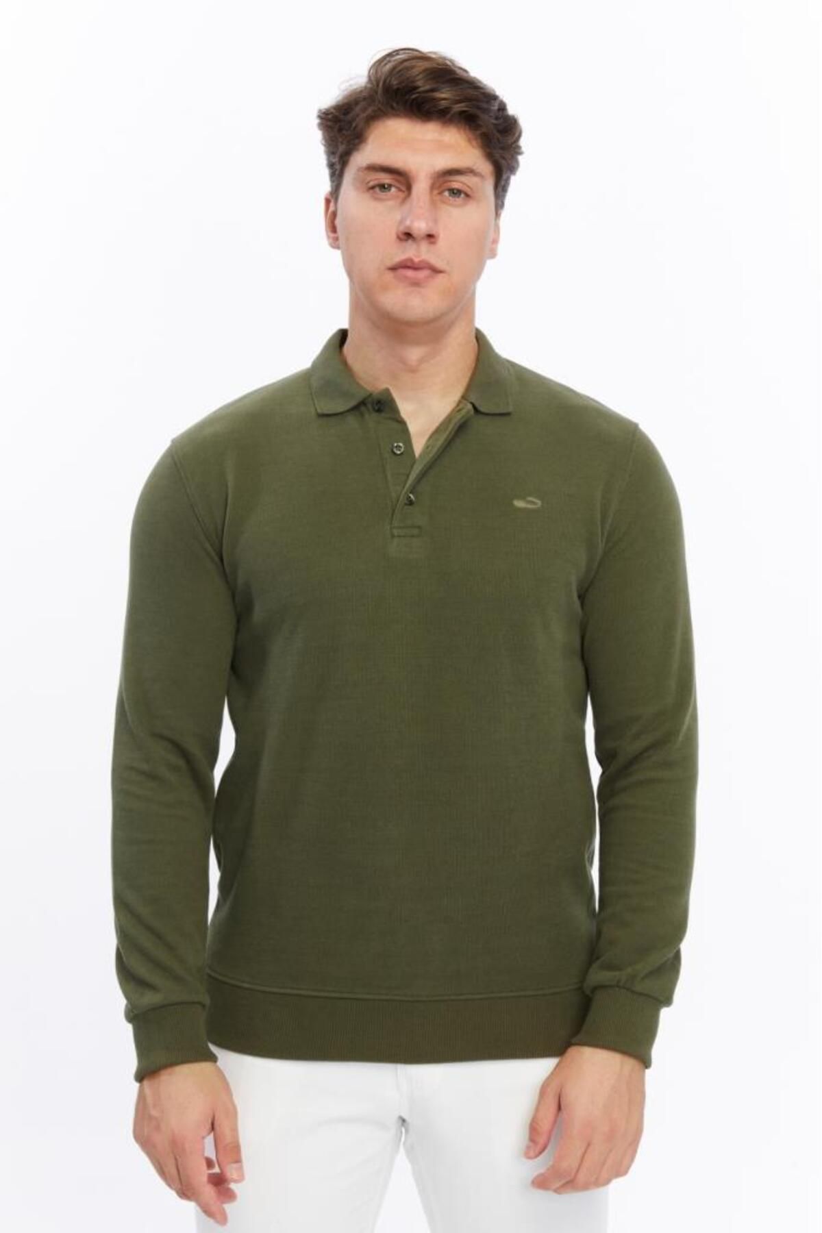 Rey Polo-7001 Polo Neck Selanic Sweater 2