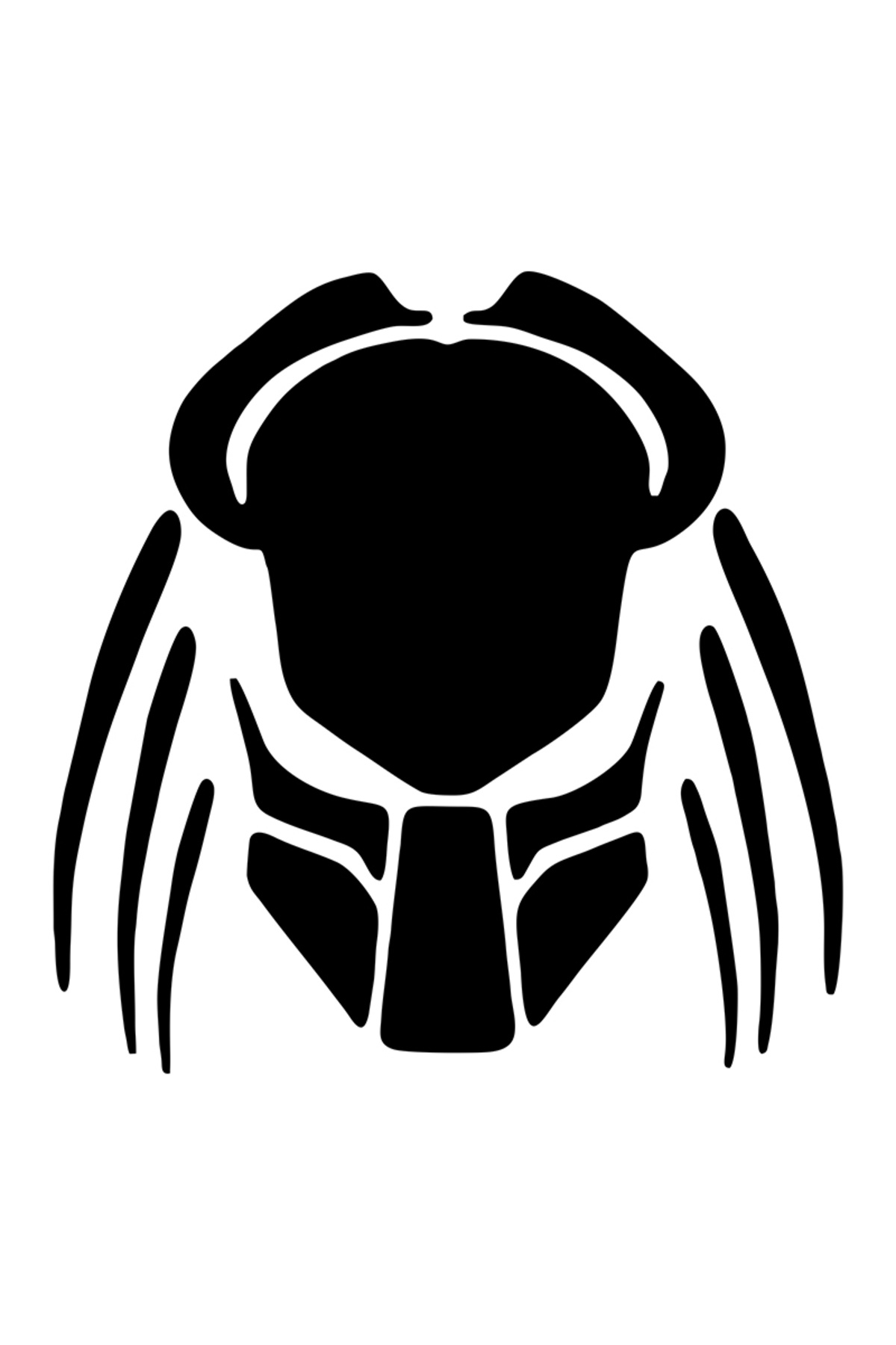 Choice G163 funny vinyl car sticker Predator ?????? waterproof car