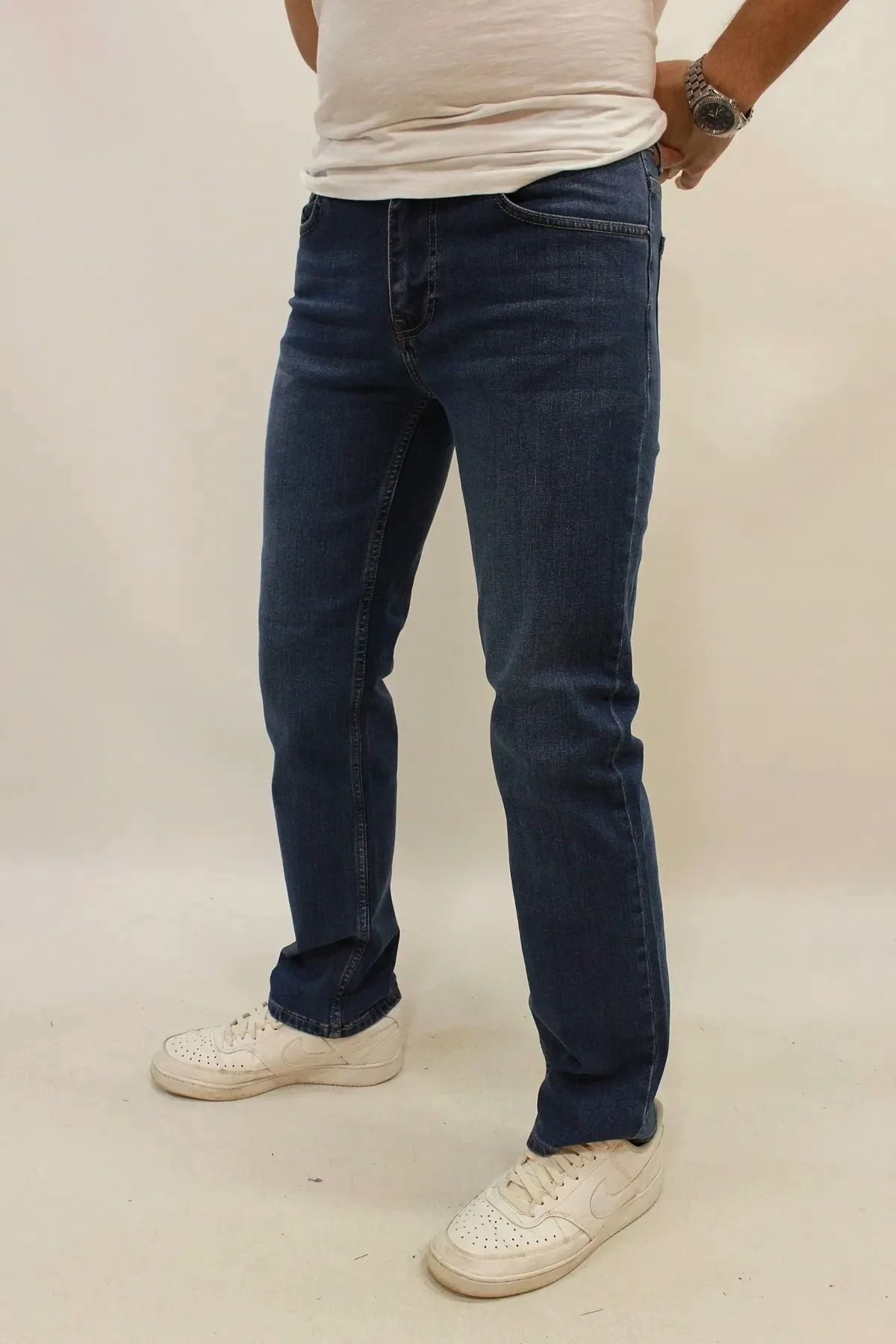 Twister Jeans-Milano 706-06 Bb Middle Blue Pohodlné pánské džíny s rovnými nohami 2