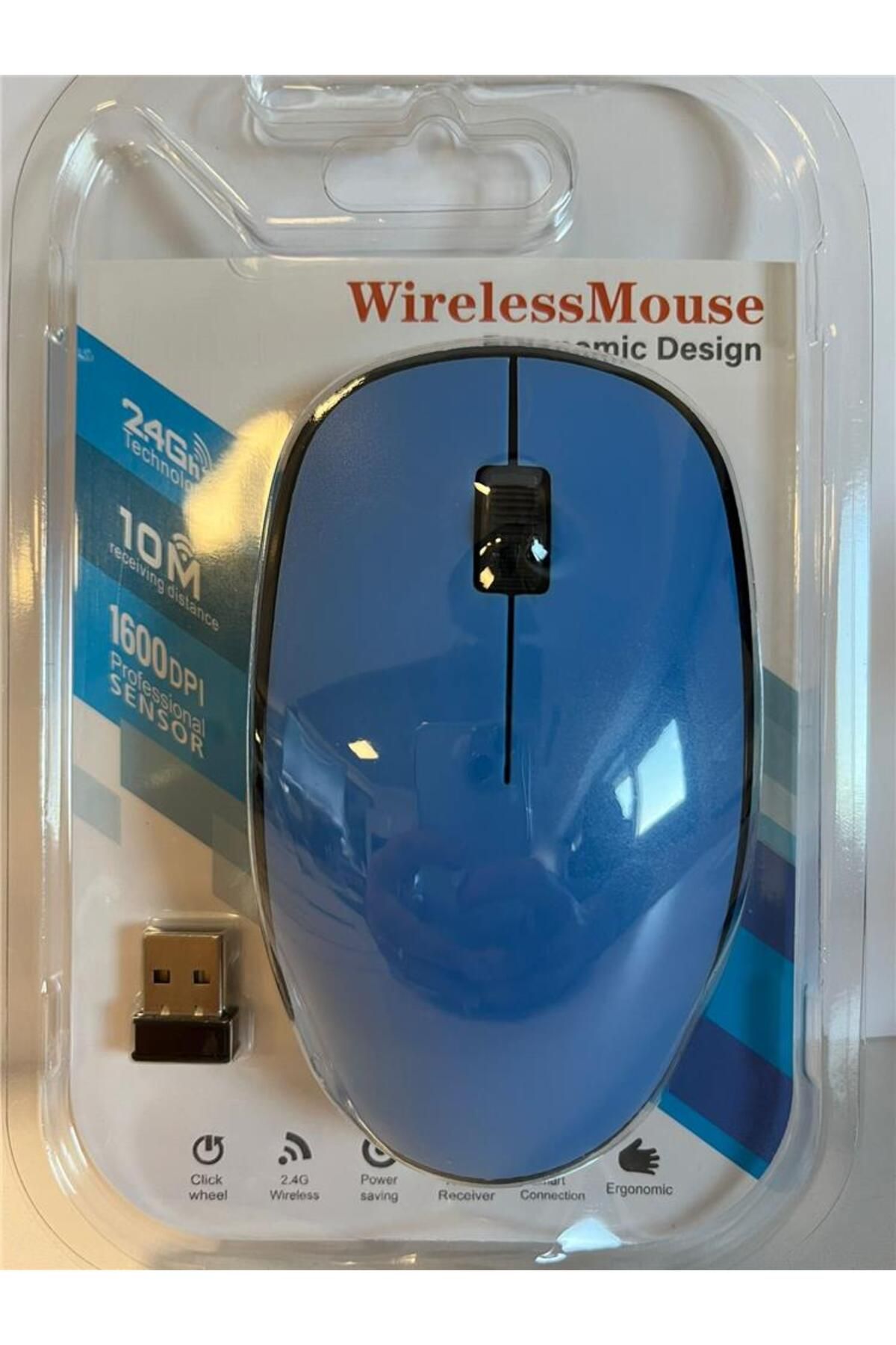 Vobotek Teknoloji Elba G-212 Mavi 2.4Ghz Kablosuz Mouse