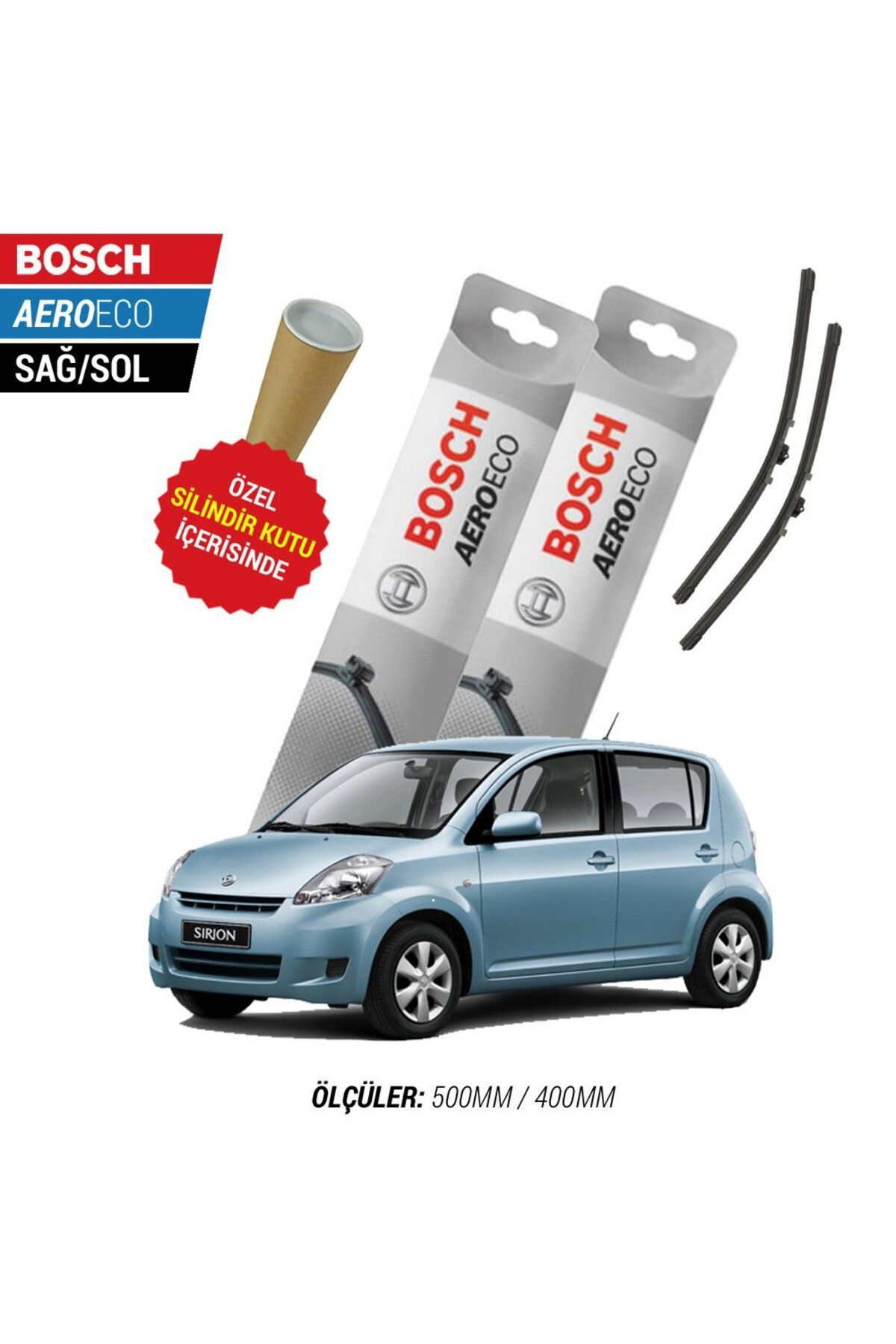 بوش-مجموعة ممسحة دايهاتسو سيريون (2005-2009) Bosch Aeroeco 1