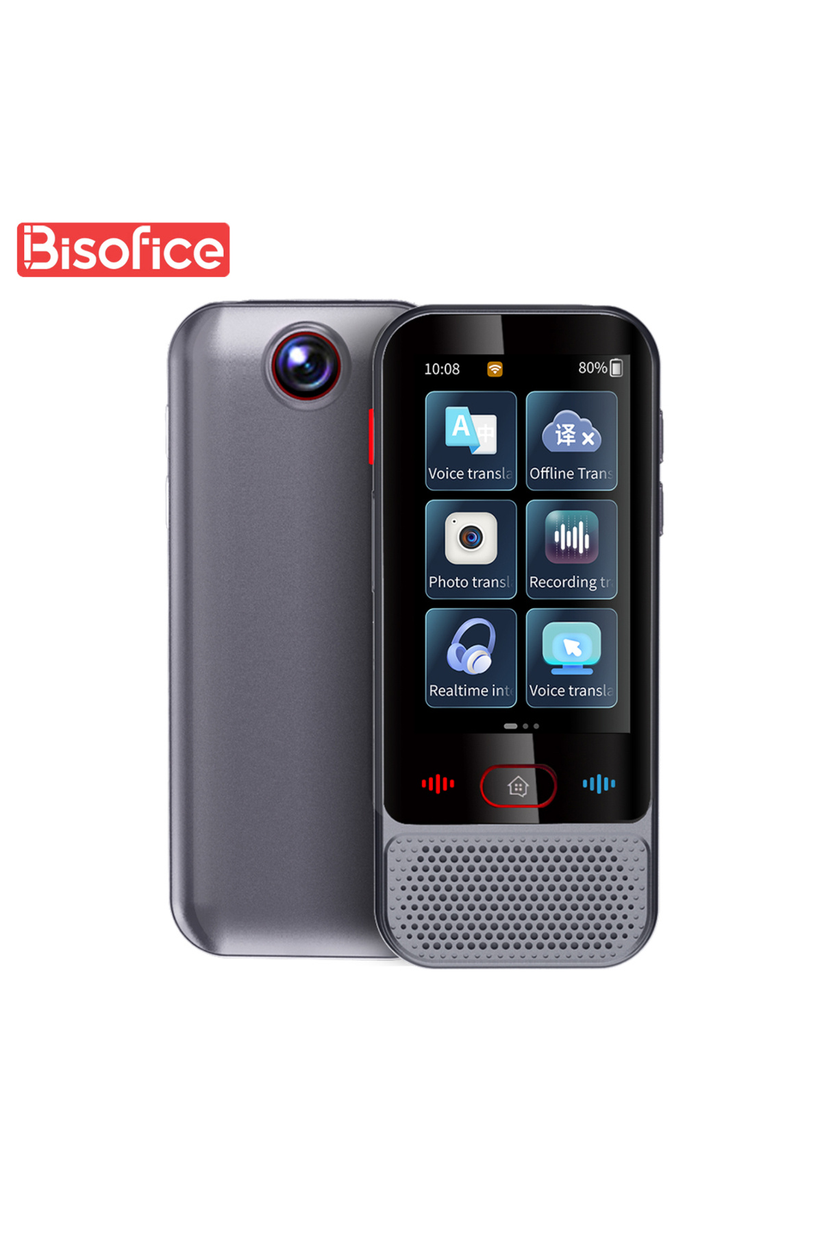 Bisofice-Language Translator Device Portable Voice Translator 139 Foreign Language Translation Device 2