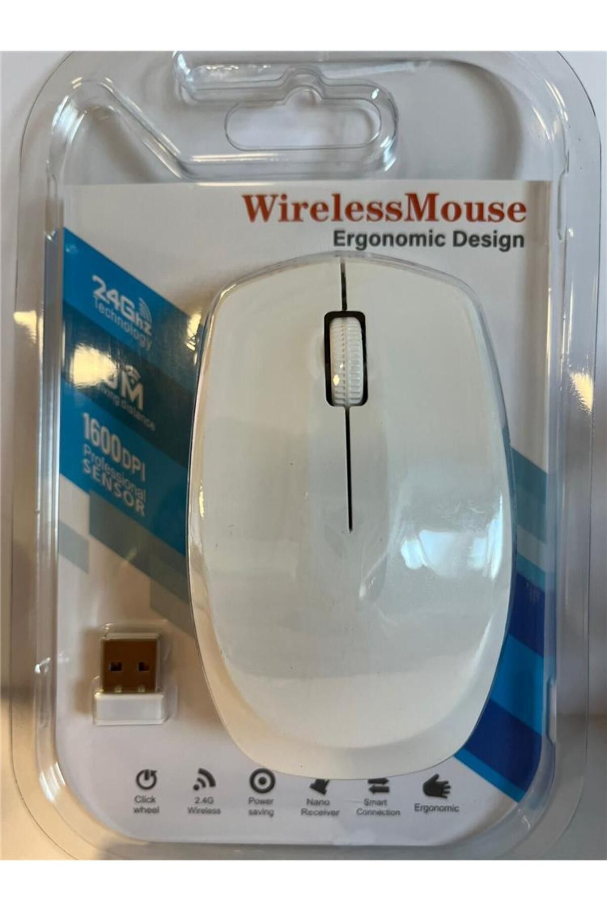 Vobotek Teknoloji Elba G-229 Beyaz 2.4Ghz Kablosuz Mouse