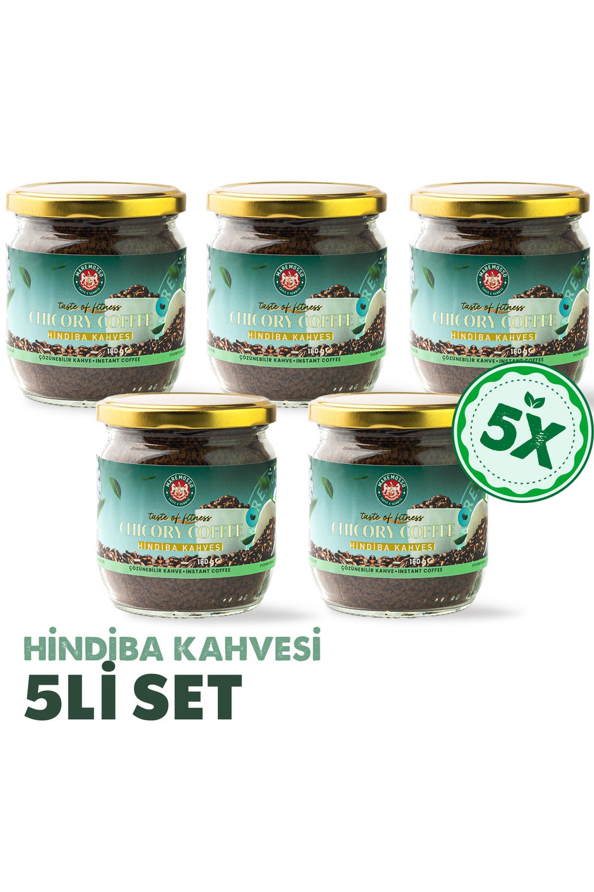 Hindiba Kahvesi/Chıcory Coffee - Detox Kahve 5'li Set (5X150Gr.)