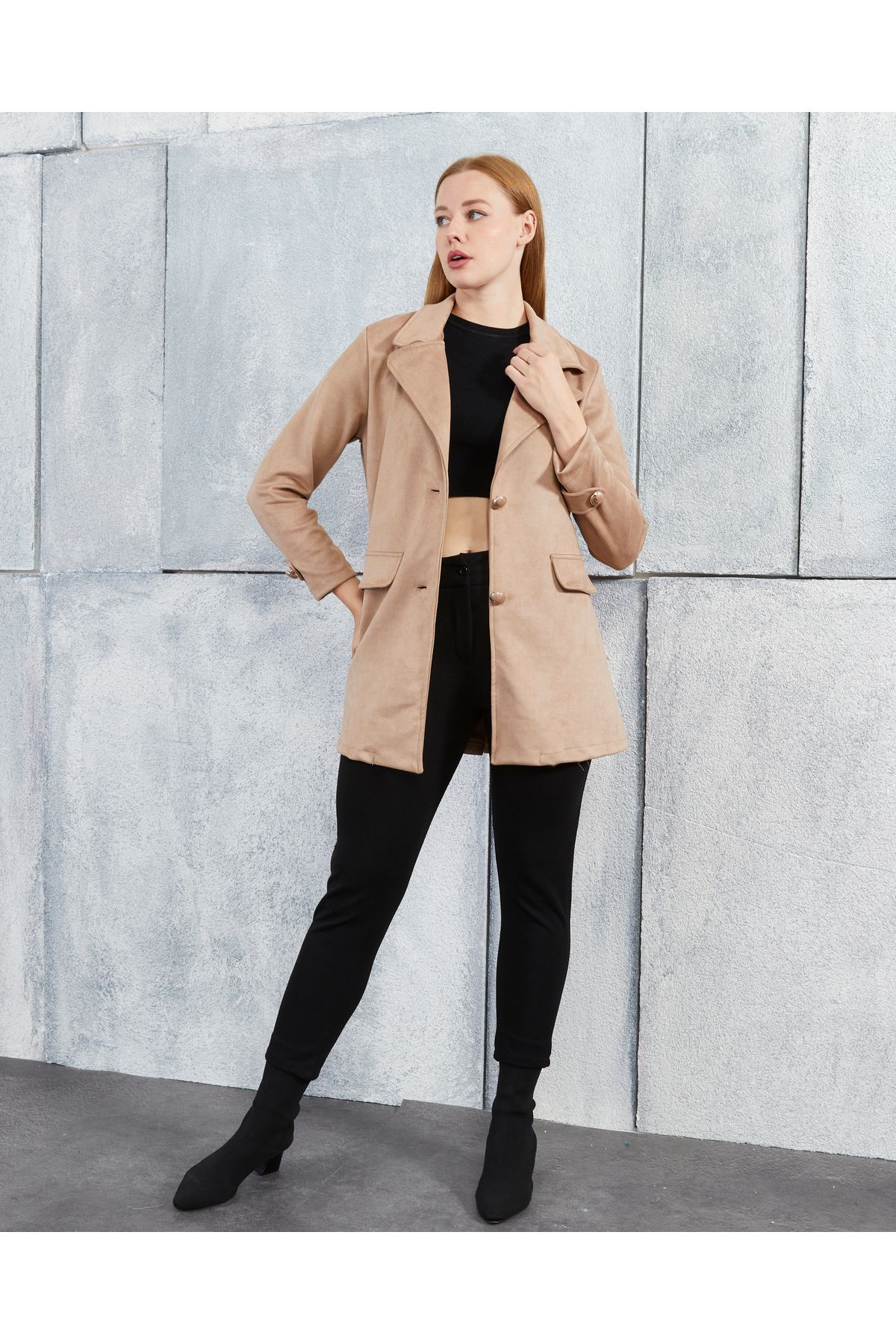 Fashionbox-Suede Unlined Jacket 2