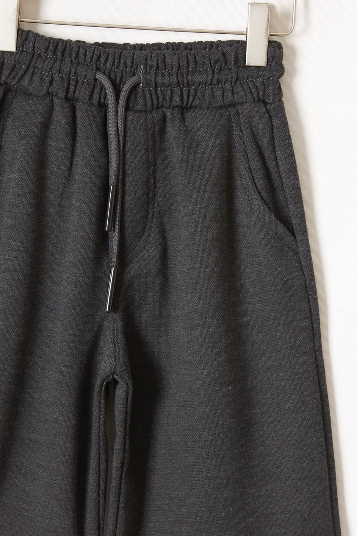 Cansın Mini-Pantaloni scurți de bază cu talie elastică antracit pentru băiat - 19043 2
