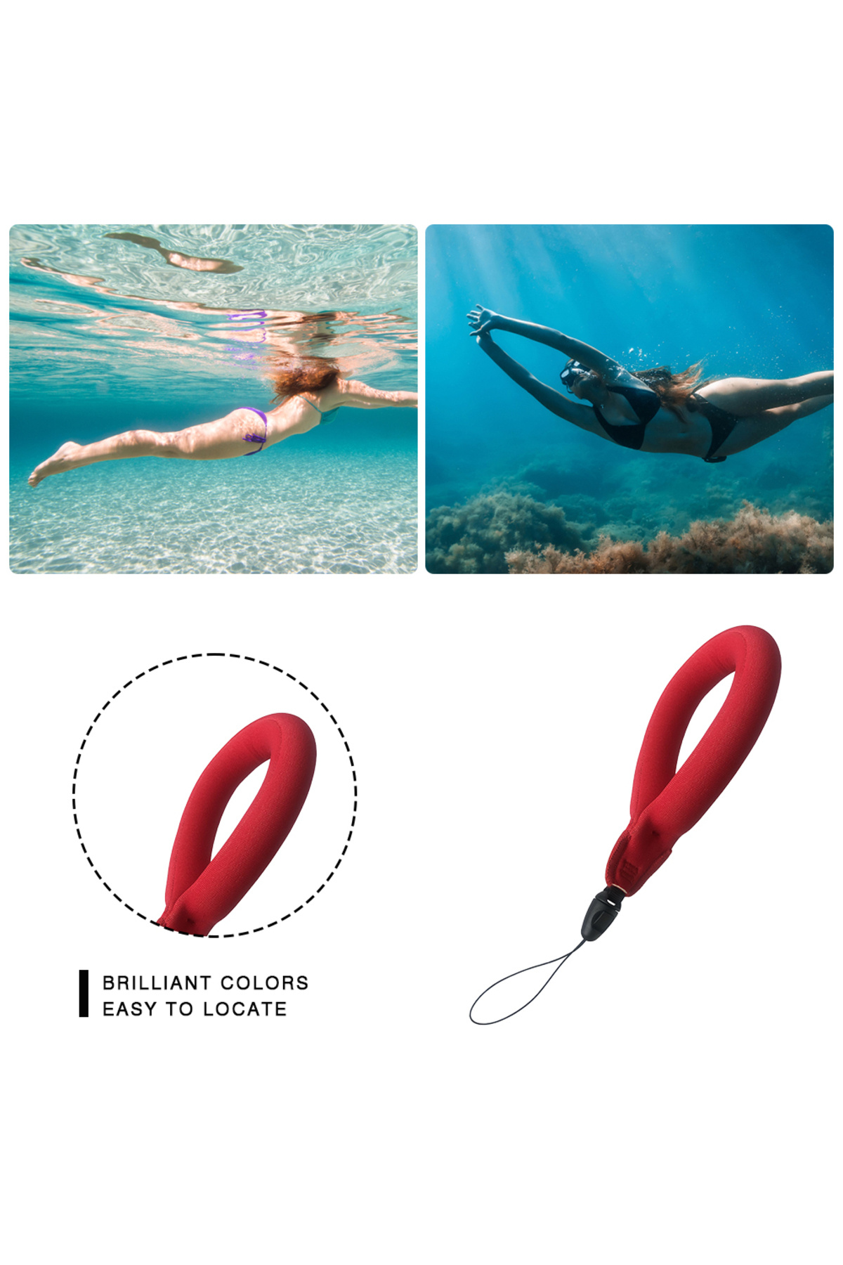 Choice-250G Universal Foam Floating Belt Lightweight Floating Wrist Strap Neoprene Buoyancy Wristband St... 4