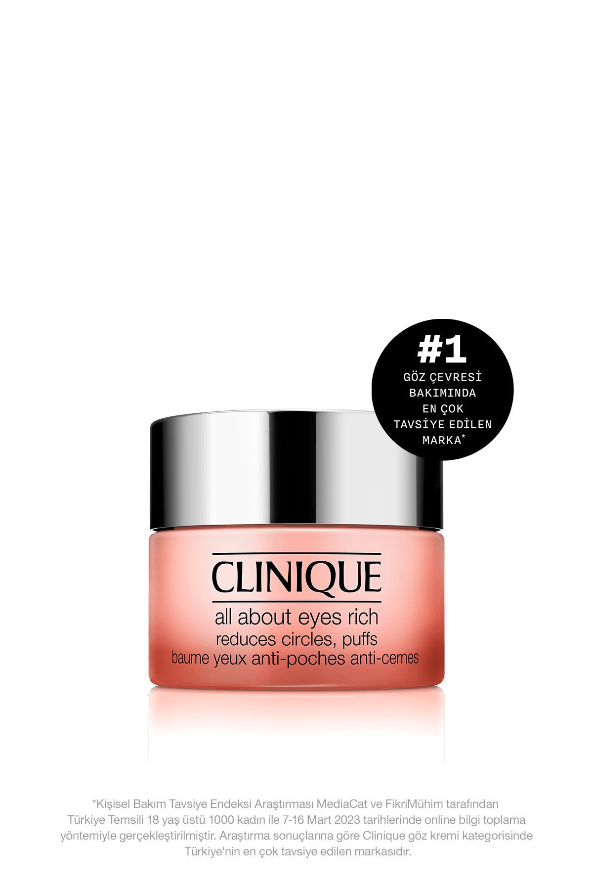 Clinique All About Eyes Rich Yoğun Göz Çevresi Bakım Kremi 15ml