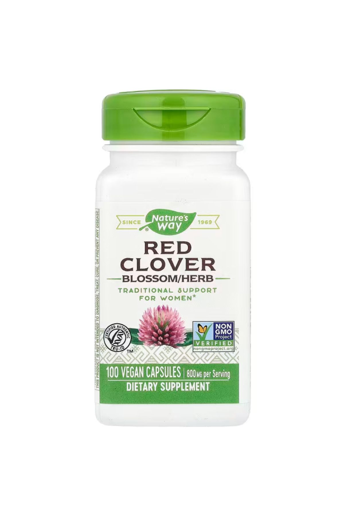 Genel Markalar , Red Clover Blossom/Herb, 800 mg, 100 Vegan Capsules (400 mg per Capsule) usa vers.3244