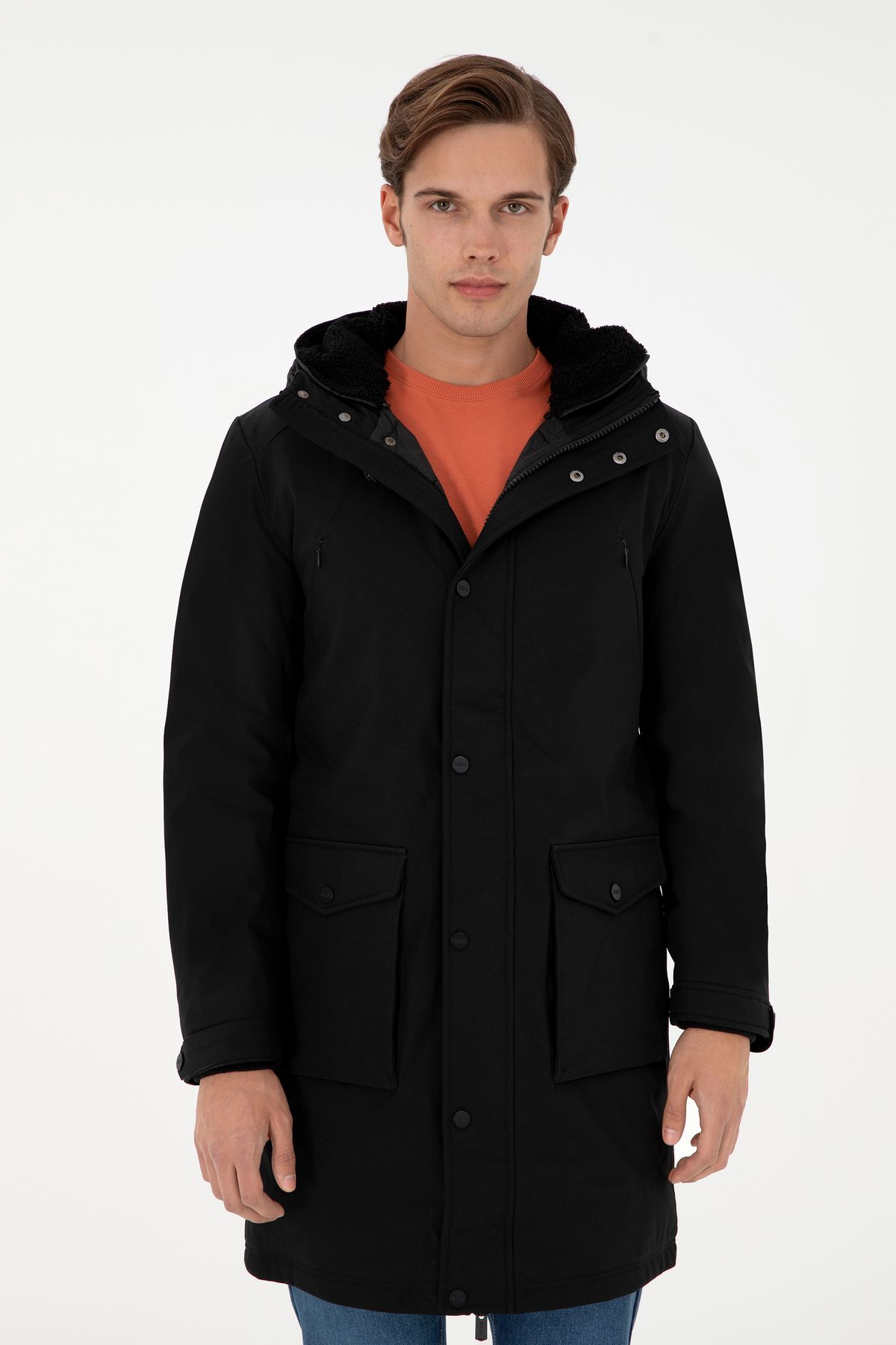 U.S. Polo Assn.-Men's Black Coat 50291081 -Vr046 3