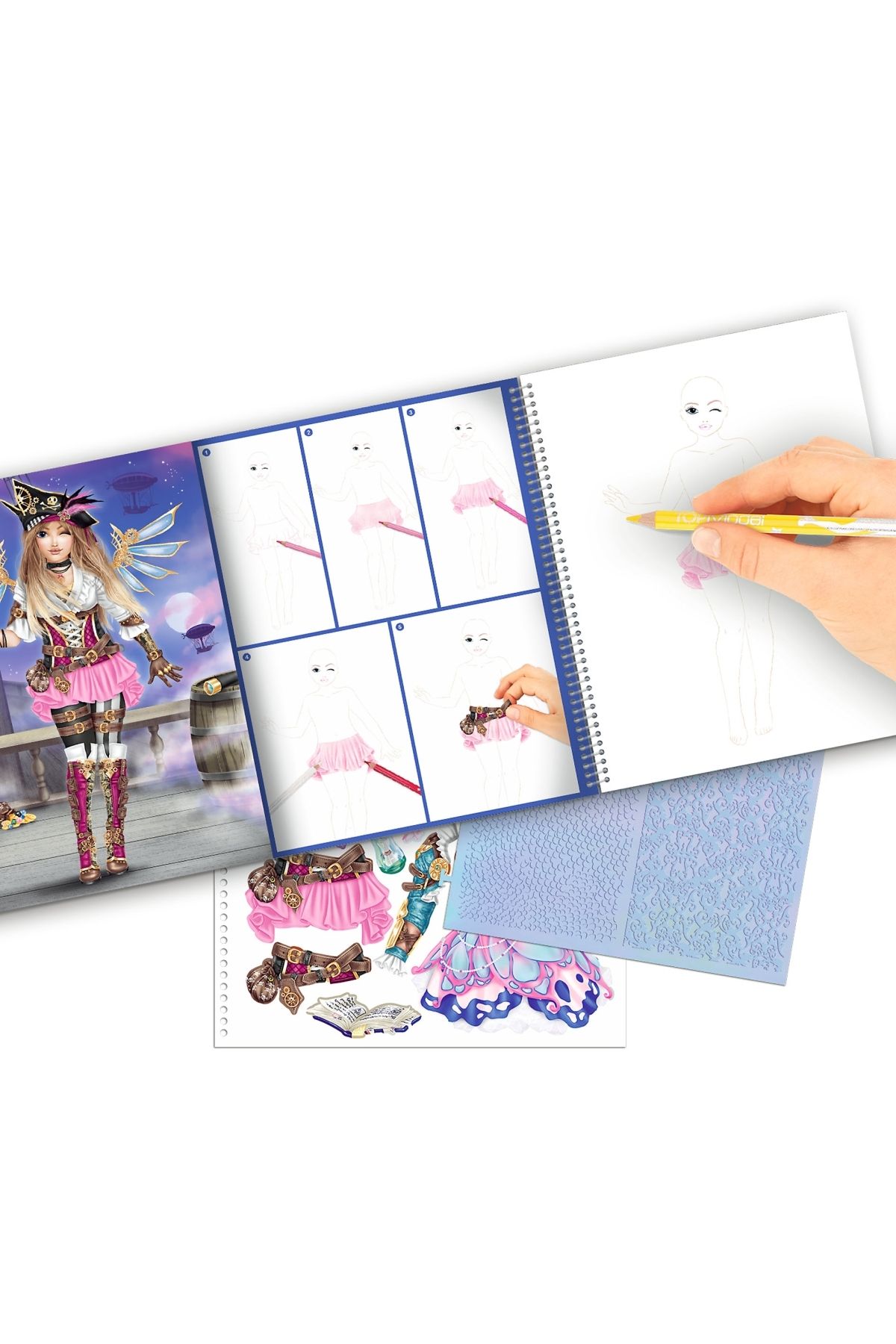 Top Model-TOPModel Create Your TM Colouring Book Fantasy 4