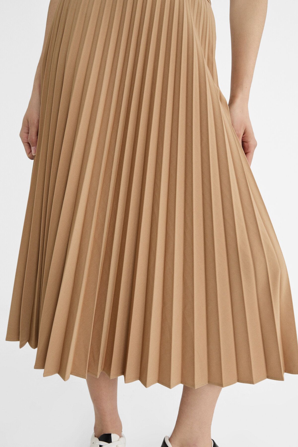 Stradivarius-Pleated midi skirt 4