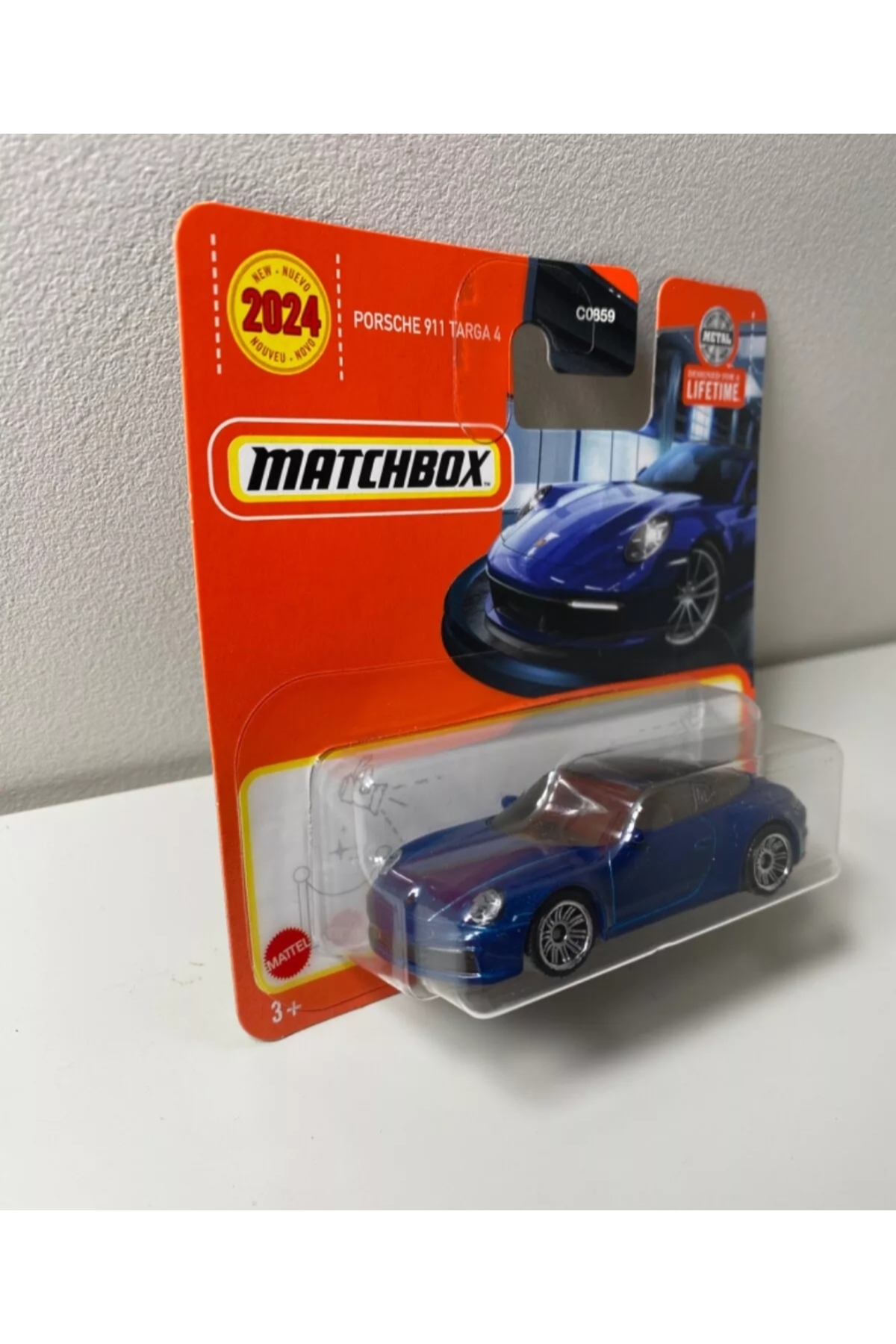 HOT WHEELS 2024 Serisi Matchbox Porsche 911 Targa 4 Lacivert 1/64