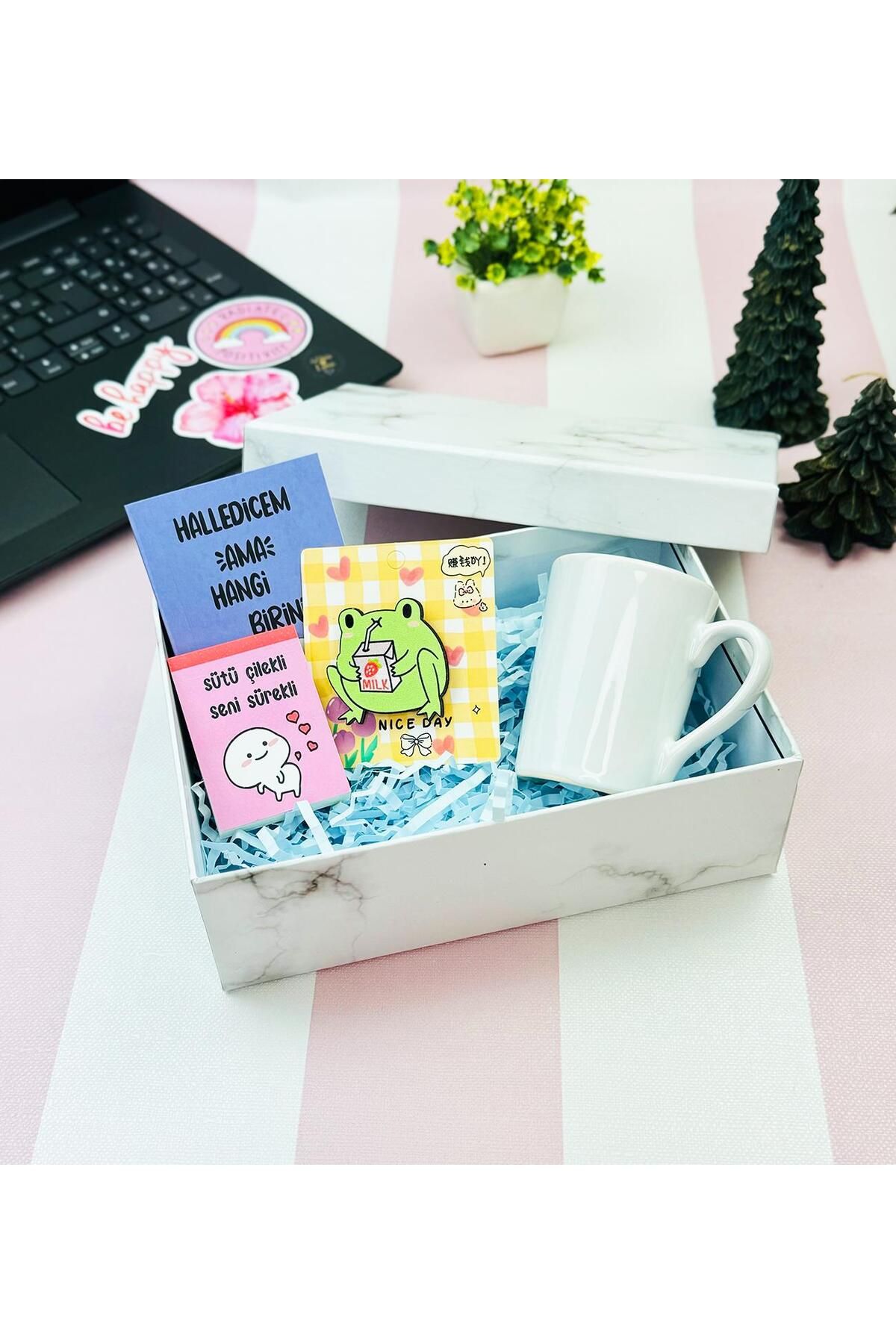 set de départ pour une journée mignonne et motivante