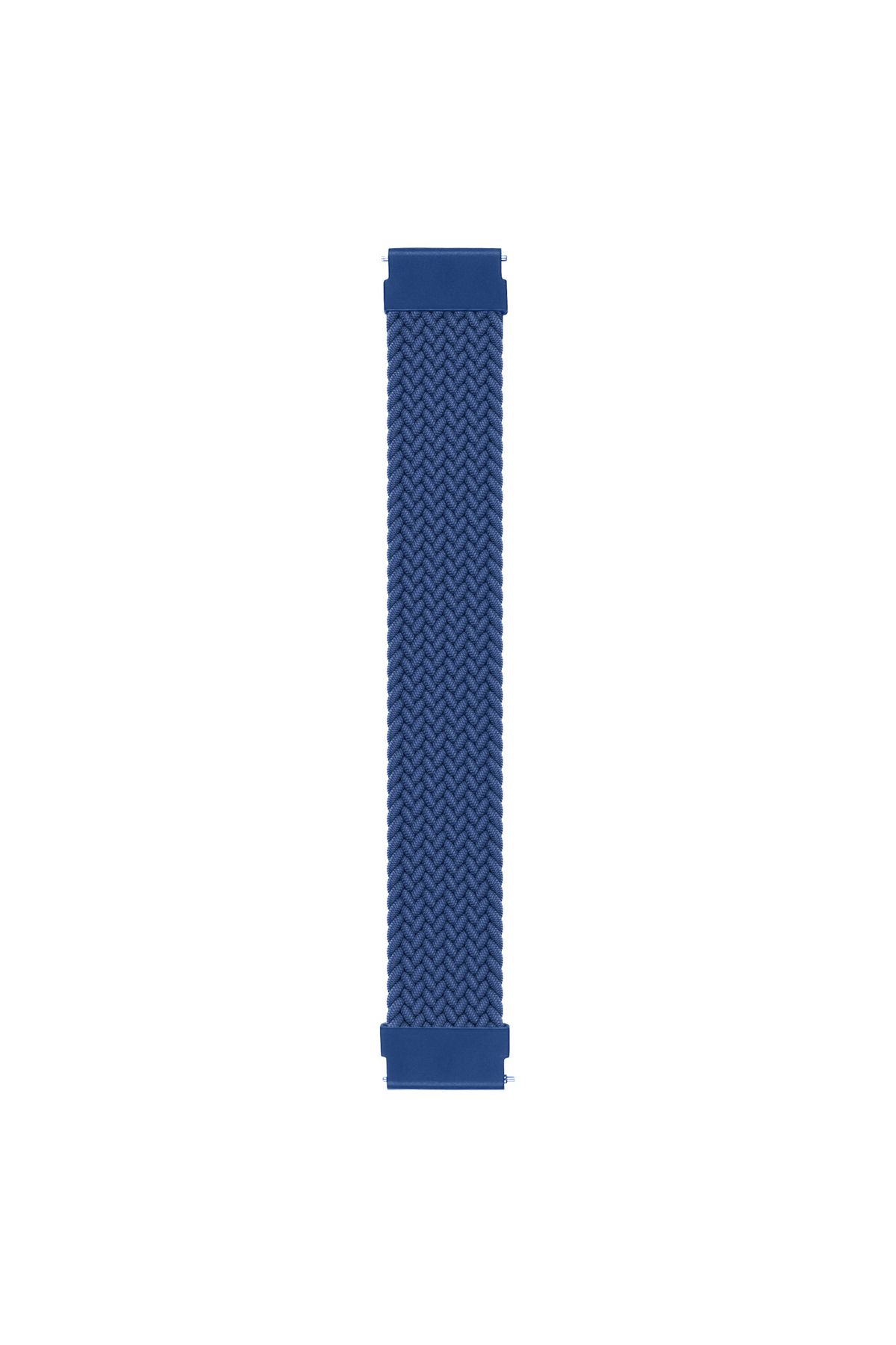 Microsonic Huawei Watch 5 46mm Kordon, (Medium Size, 155mm) Braided Solo Loop Band Lacivert