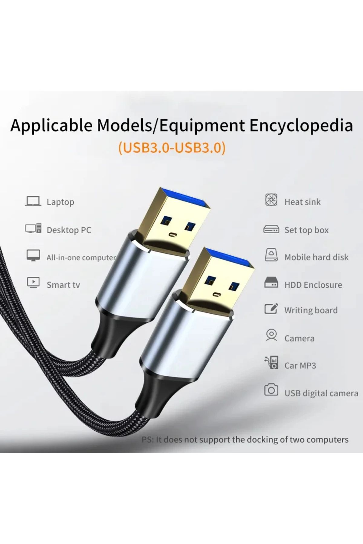 Choice-كابل تمديد USB 3.0 كابل USB 3.0 5 جيجابت في الثانية سلك تمديد USB3.0 للتلفزيون الذكي PS4 PS3 Xbox One SSD La... 4