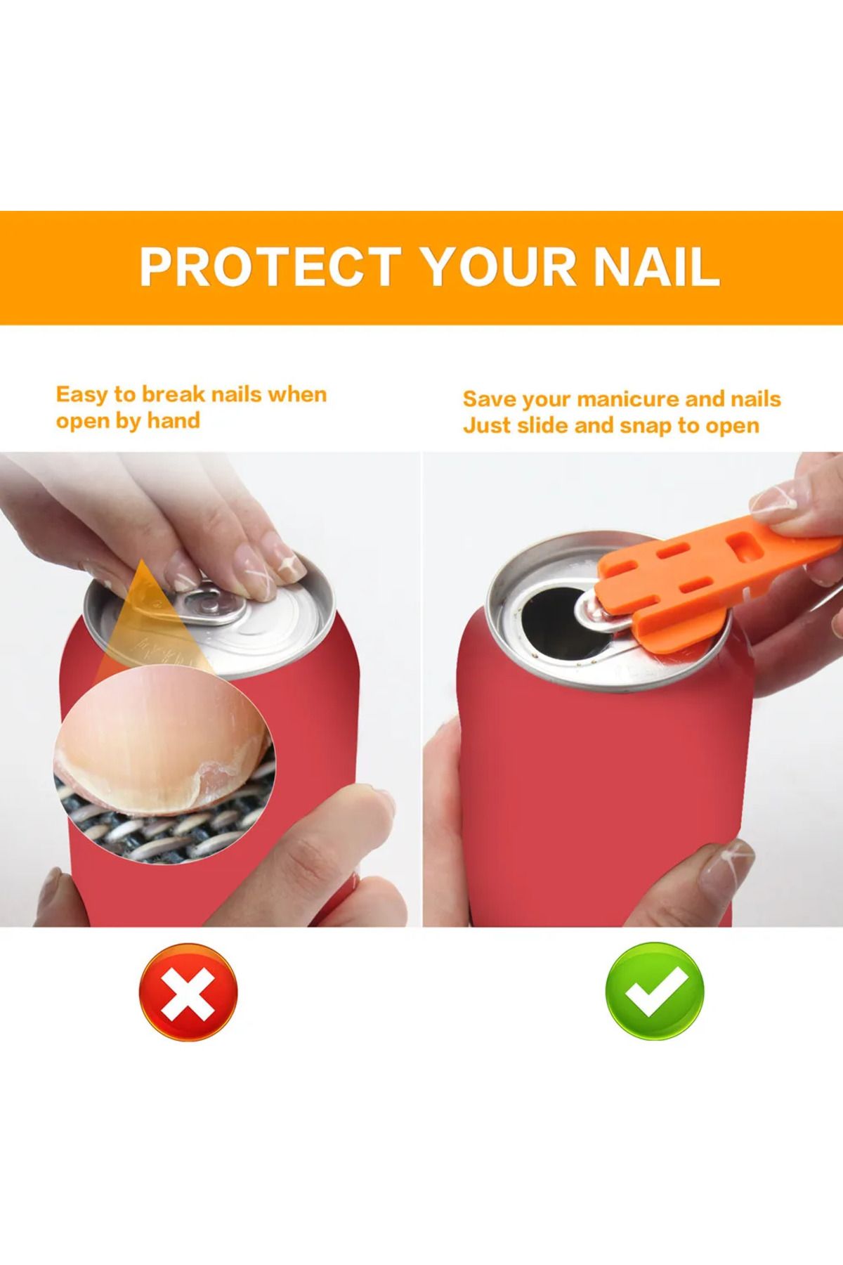 Choice-Simple Portable Bottle Opener Reusable Easy Can Opener Sealed Drink Beer Cola Opener Lid Remover ... 6