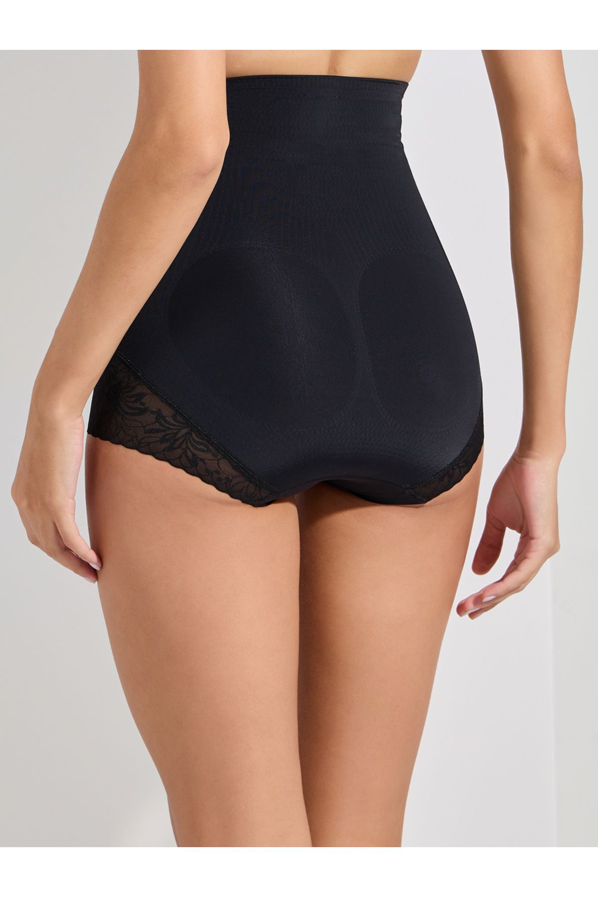 Styli-Smoothing Multi Layer Lace Trim High Rise Shaping Brief 4