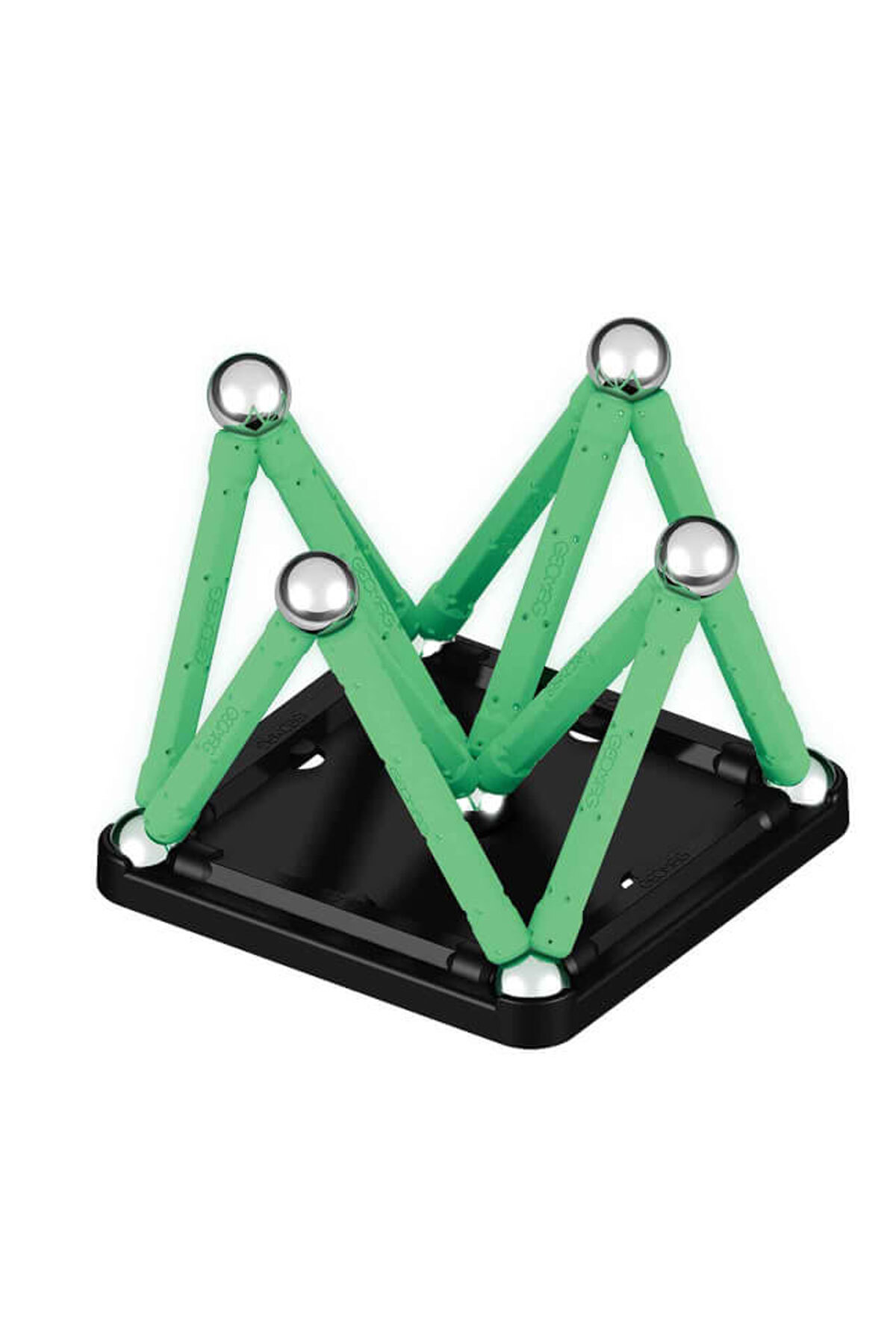 جیومگ نوارهای مغناطیسی گلو گلو در تاریکی سری معمای مغناطیسی بازی ساختنی مغز ۲۵ تکه