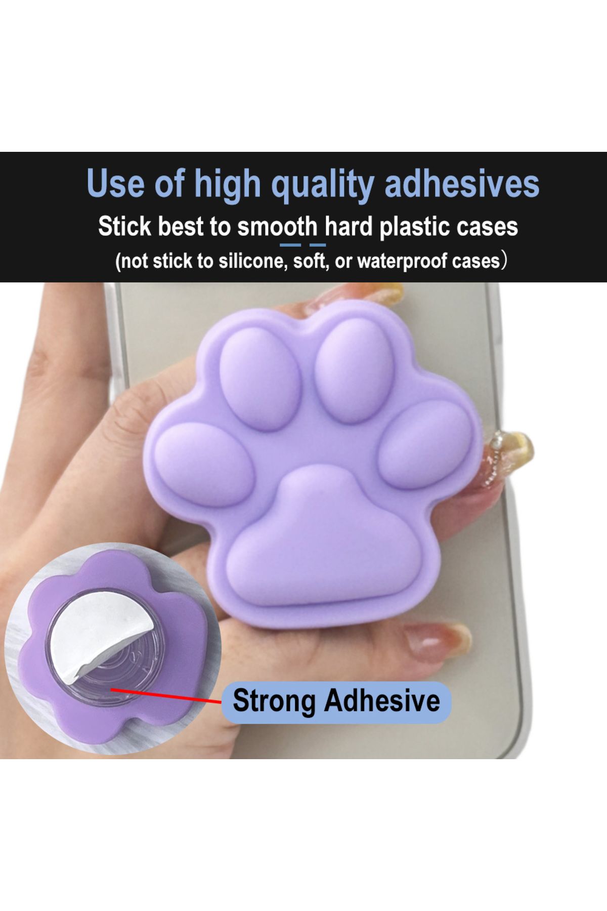 Choice-Grippopso Cat's Claw Mobile Phone Finger Grip Holder Socket Phone Holder Ring Holder bracket Grip... 5