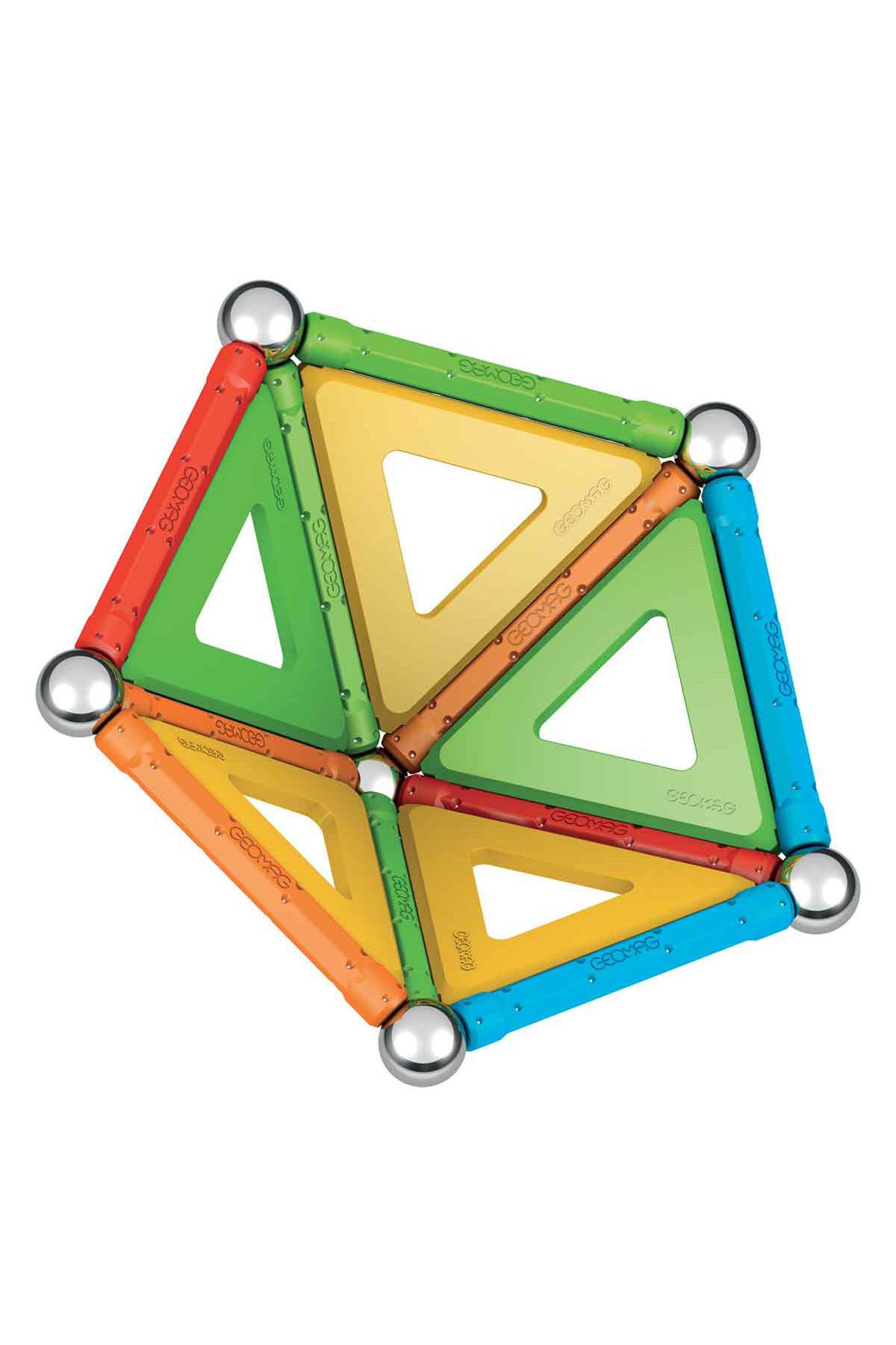 Toyaş-Geomag Magnetic Sticks Supercolor Panels Serial Intelligence Game Magnetic Building Game 35 Pieces 4
