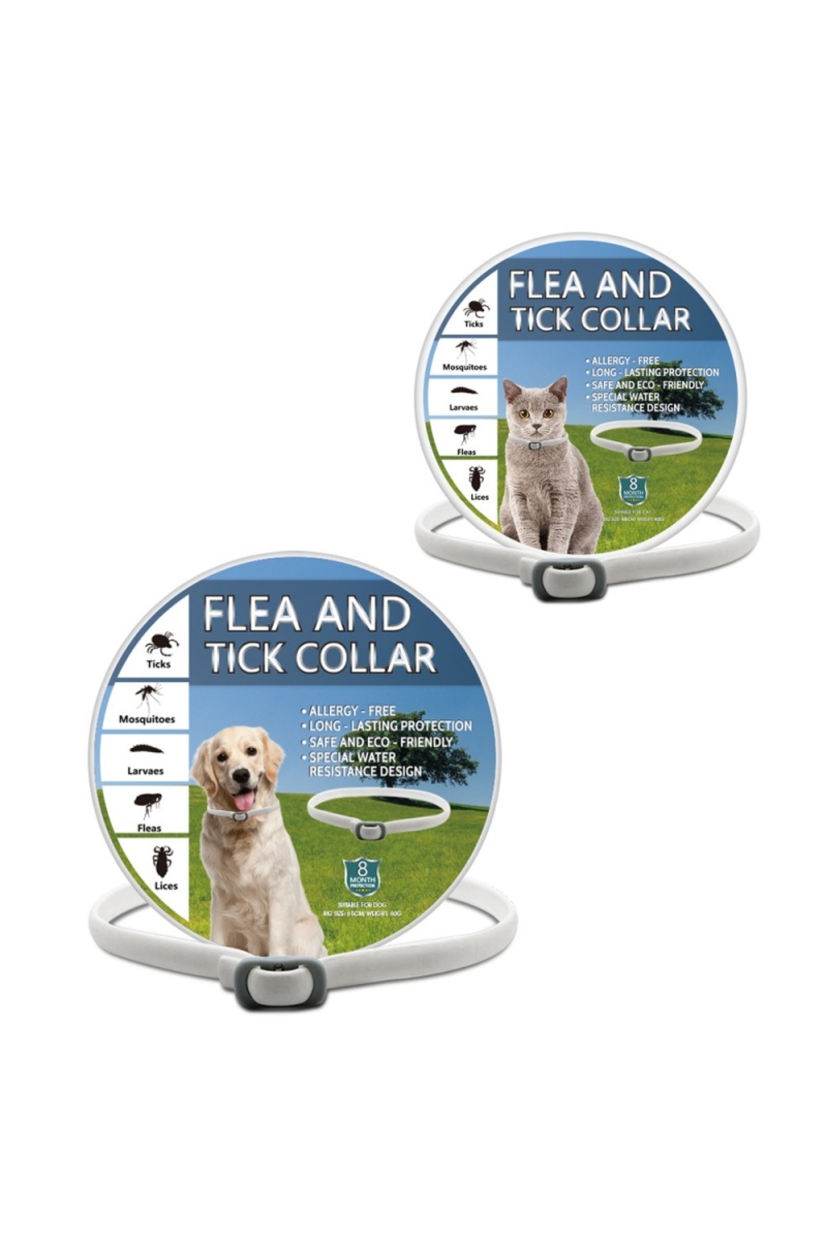 Choice-Pet insect repellent collar, mosquito repellent and flea repellent collar, cat and dog chain, 7